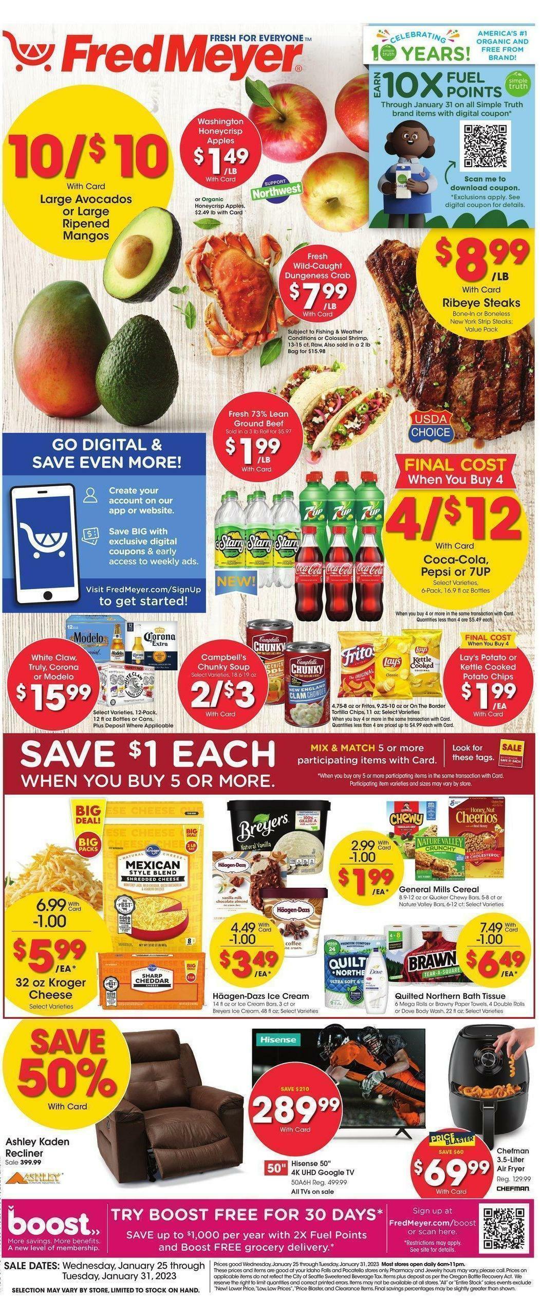 Fred Meyer Weekly Ad & Specials from January 25