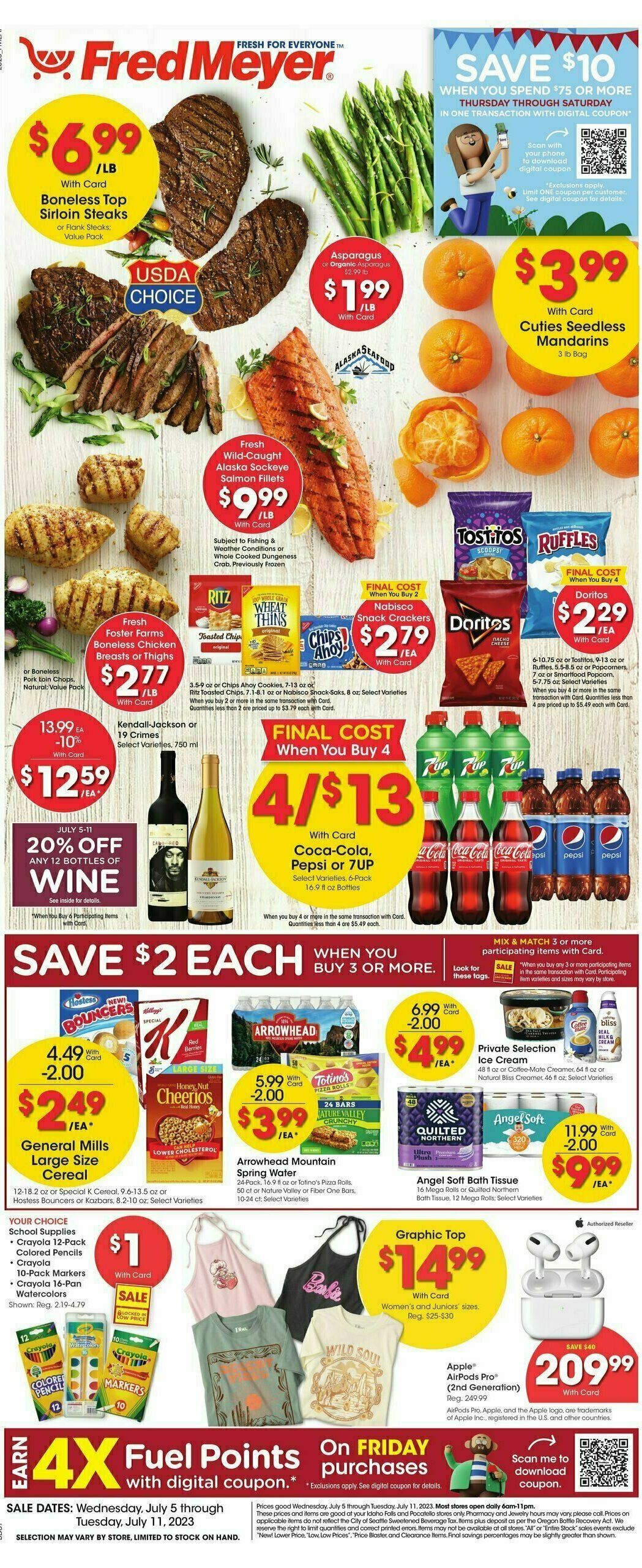 Fred Meyer Weekly Ad & Specials from July 5