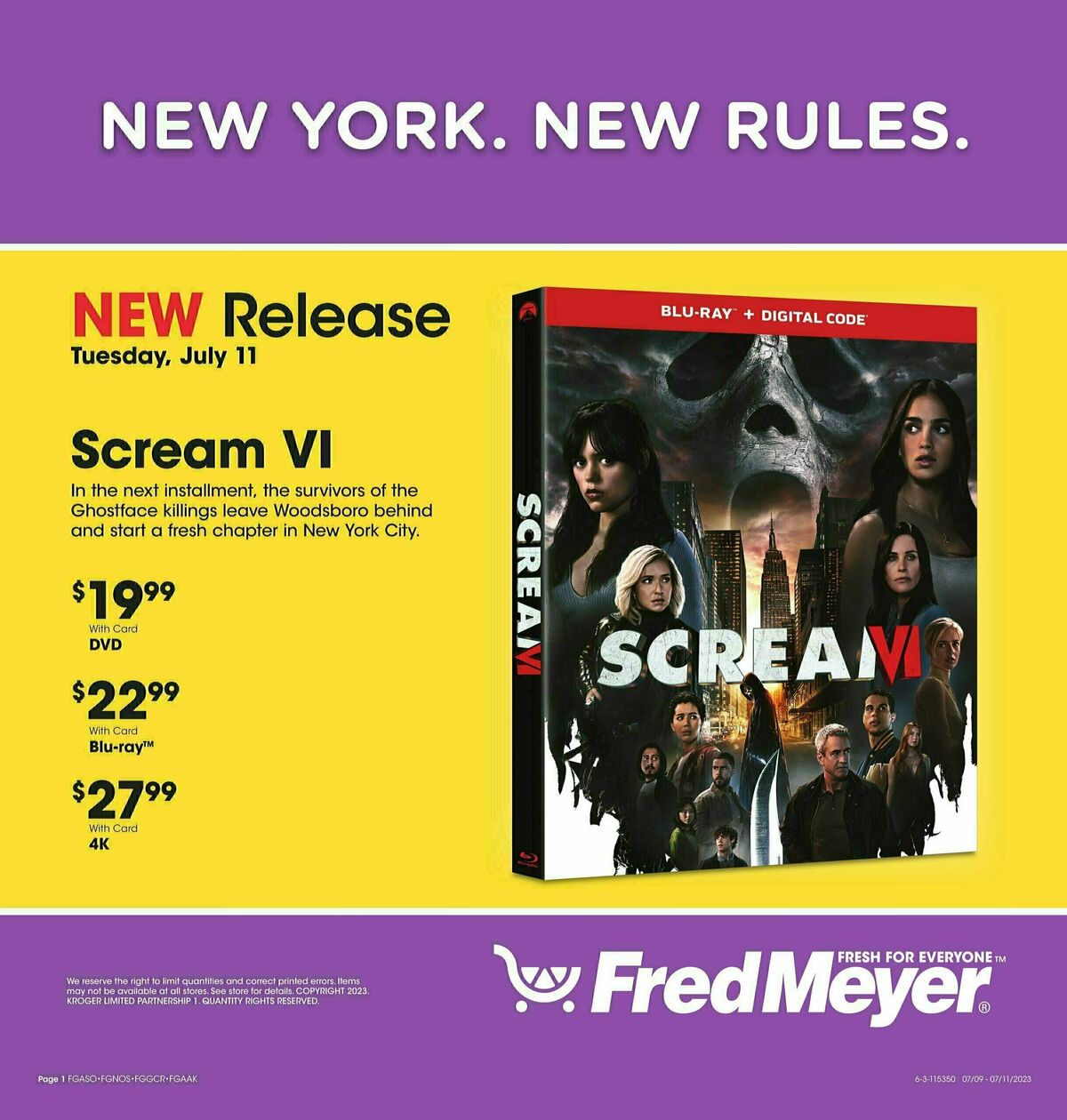 Fred Meyer New Release Weekly Ad & Specials from July 11