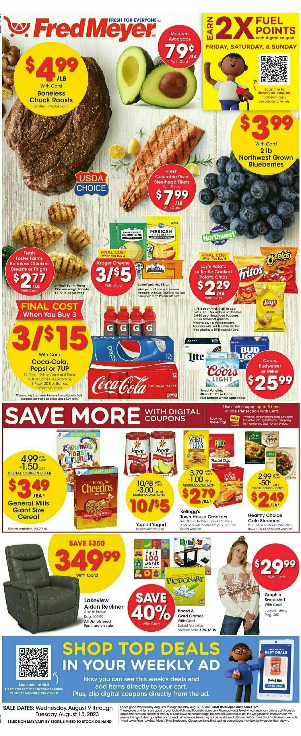 Fred Meyer Weekly Ad & Specials from August 9