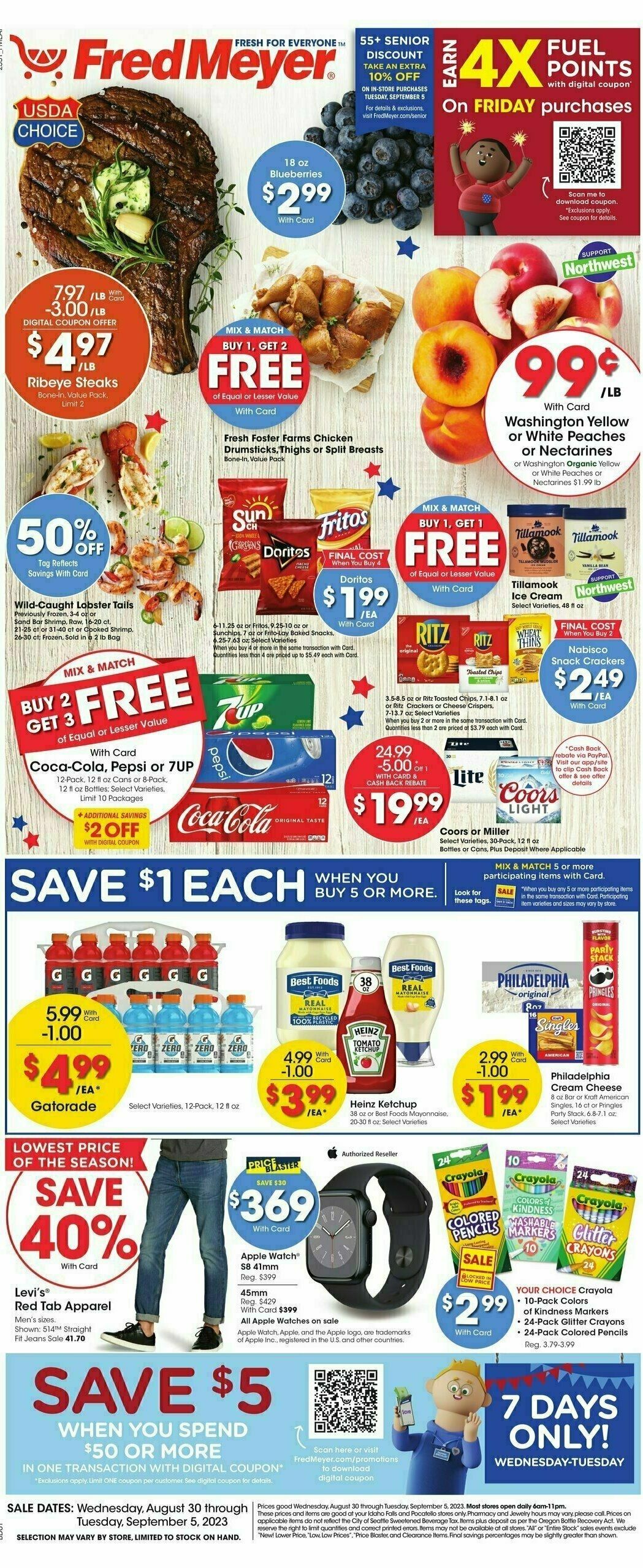 Fred Meyer Weekly Ad & Specials from August 30