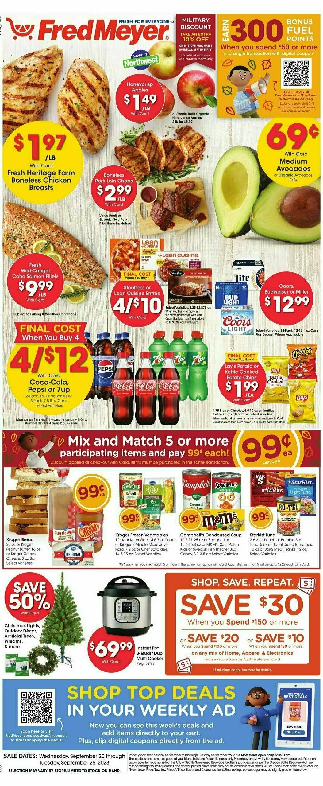 Fred Meyer Weekly Ad & Specials from September 20