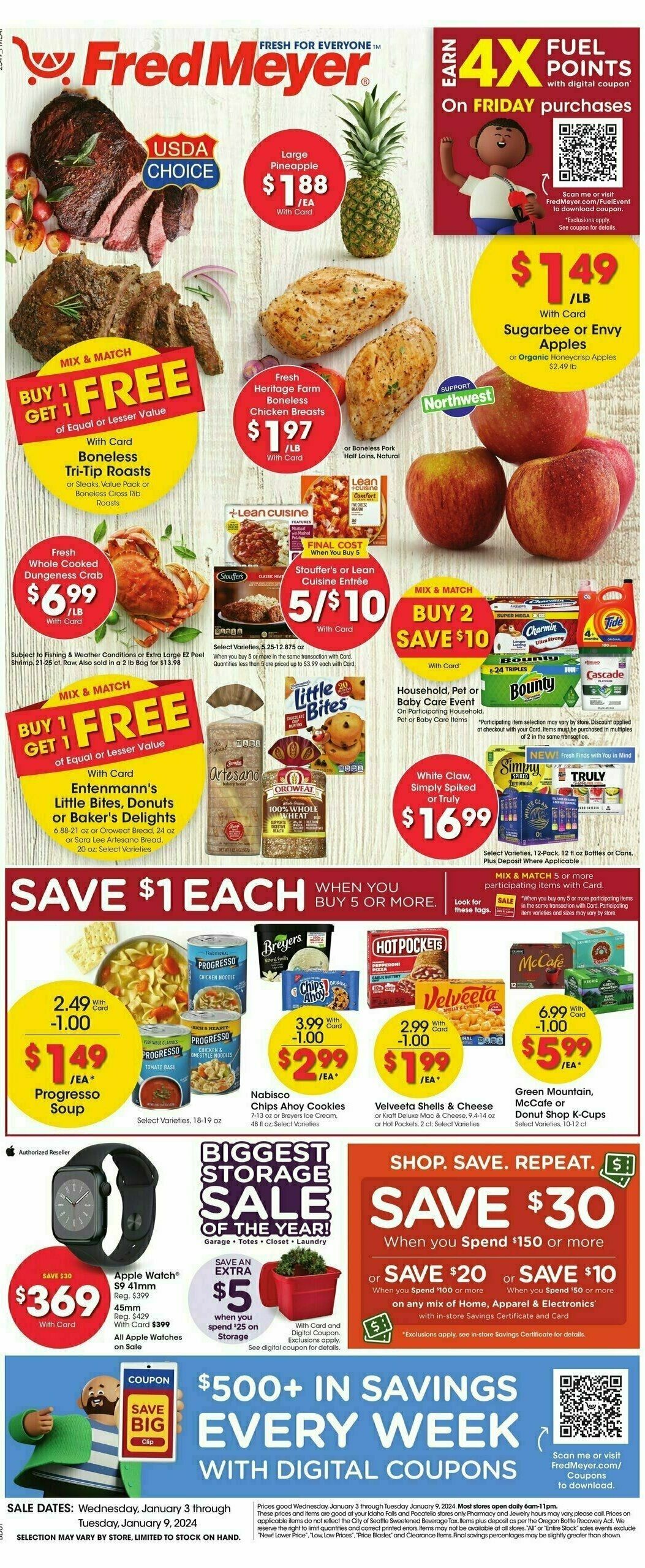 Fred Meyer Weekly Ad & Specials from January 3