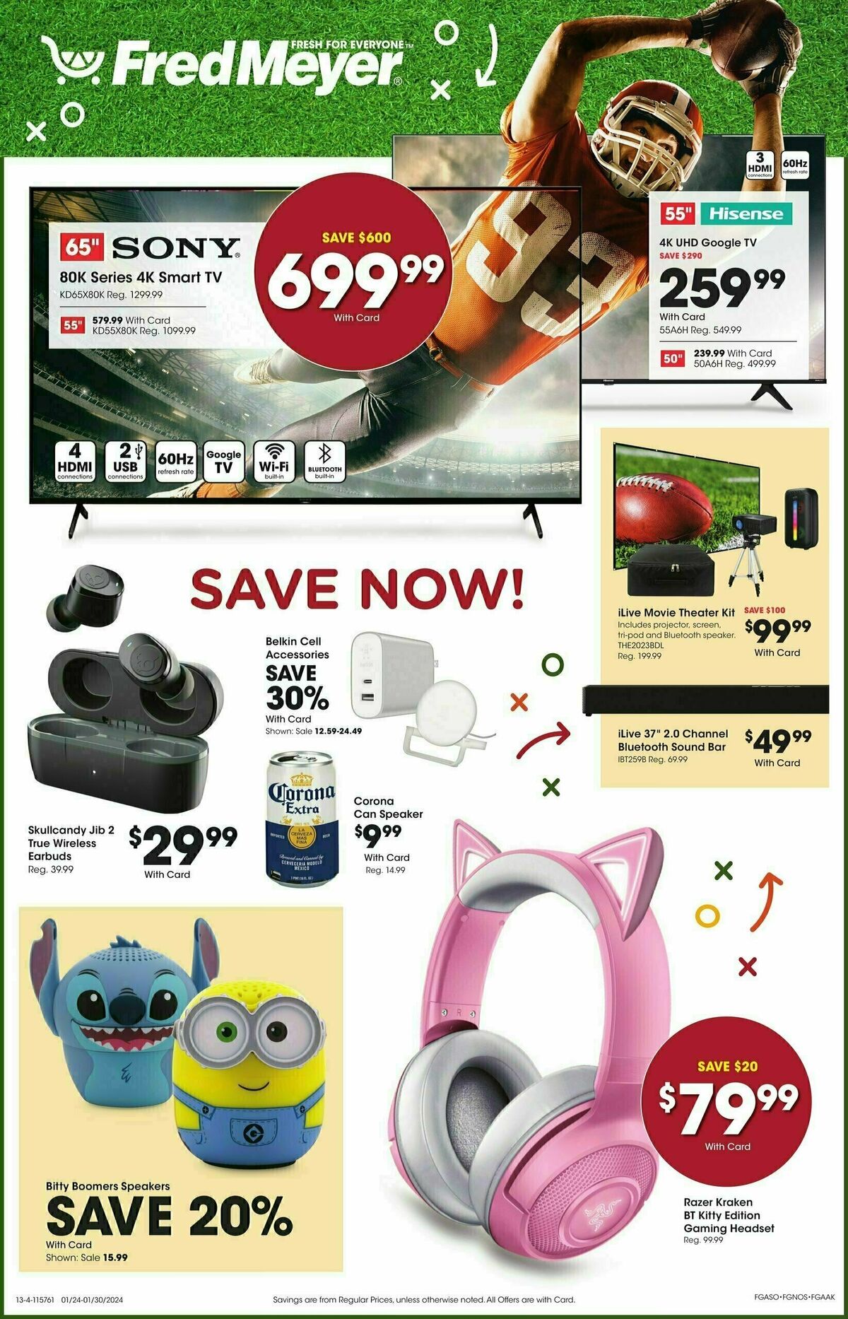 Fred Meyer Electronics Weekly Ad & Specials from January 24