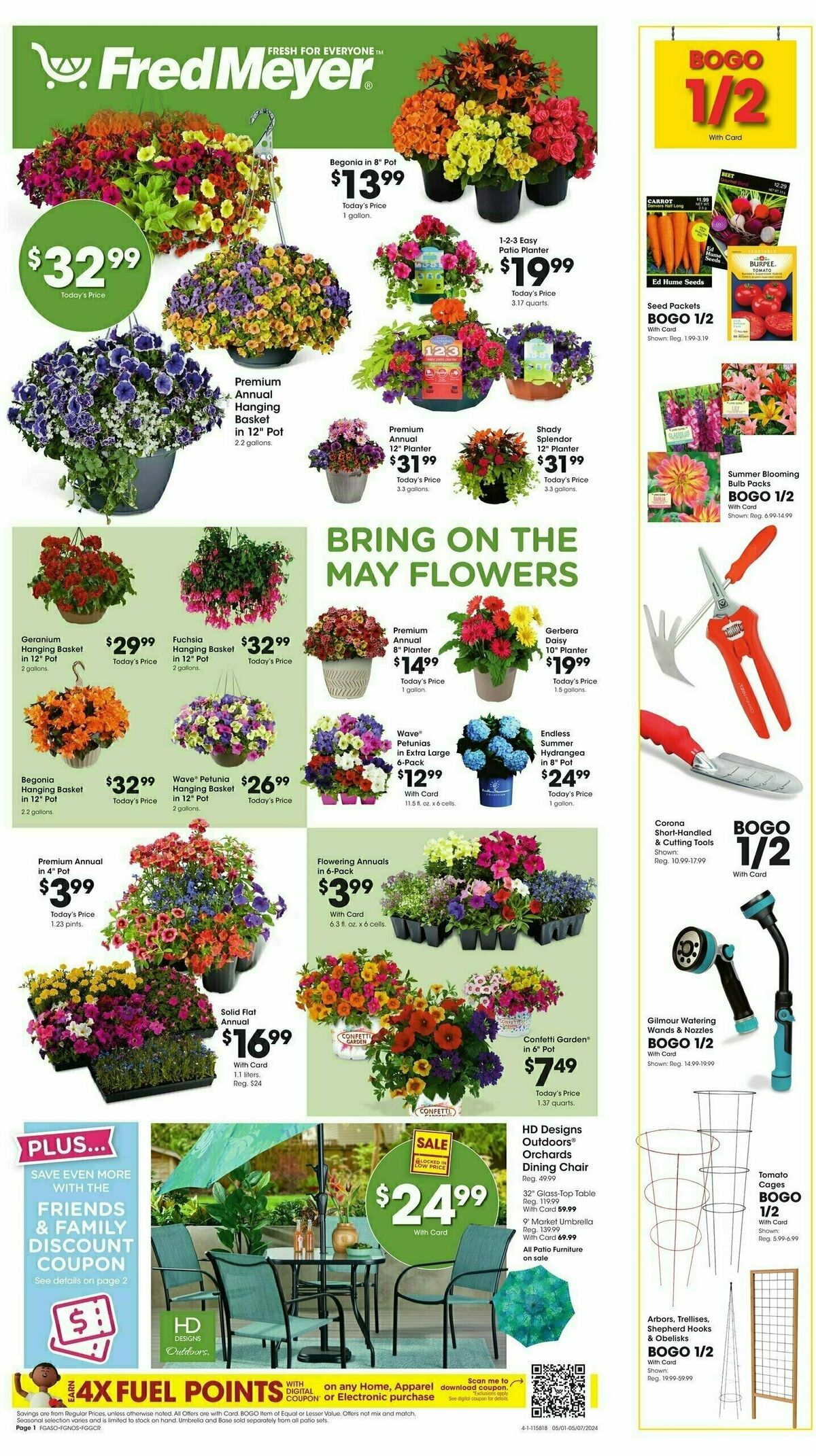 Fred Meyer Garden Center Weekly Ad & Specials from May 1