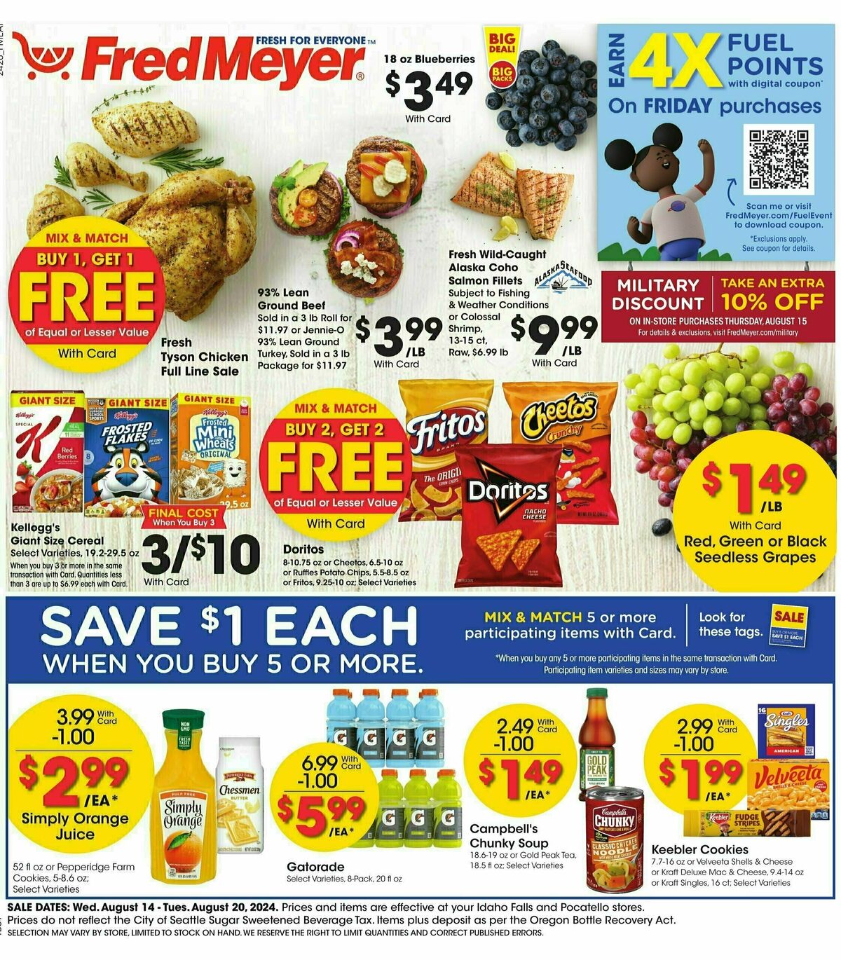 Fred Meyer Weekly Ad & Specials from August 14