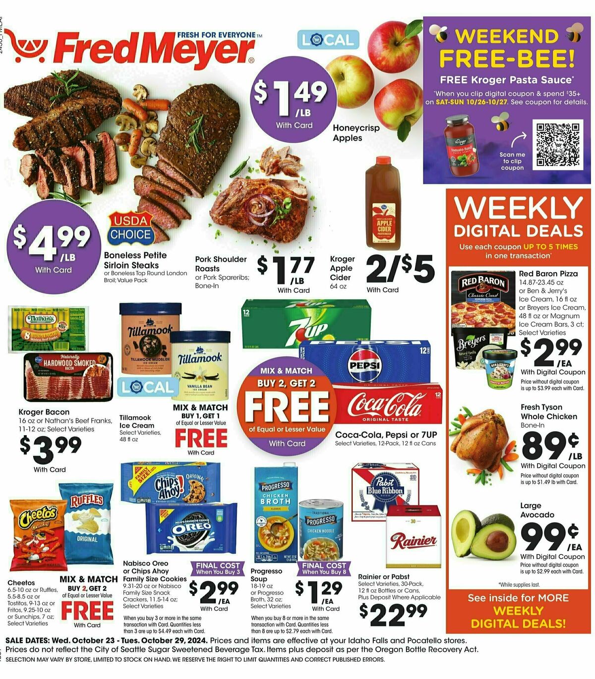 Fred Meyer Weekly Ad & Specials from October 23