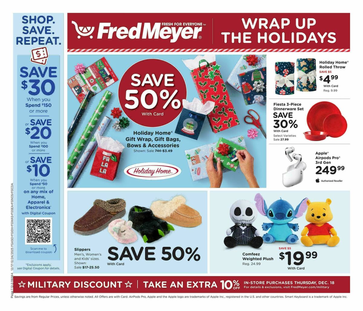 Fred Meyer Home & Apparel Weekly Ad & Specials from December 17