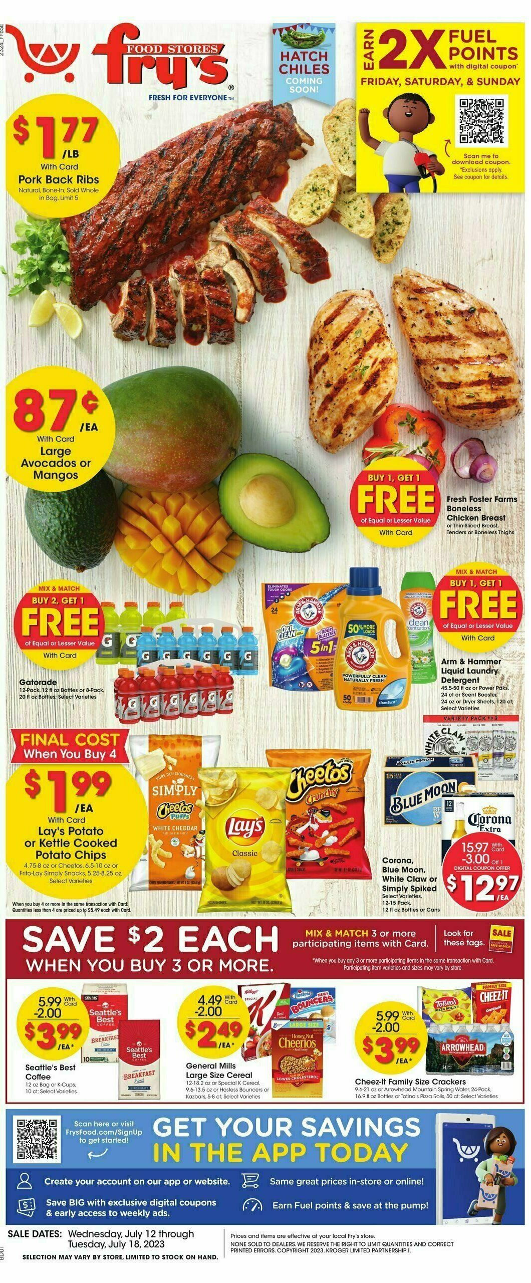 Fry s Food Weekly Ad From July 12