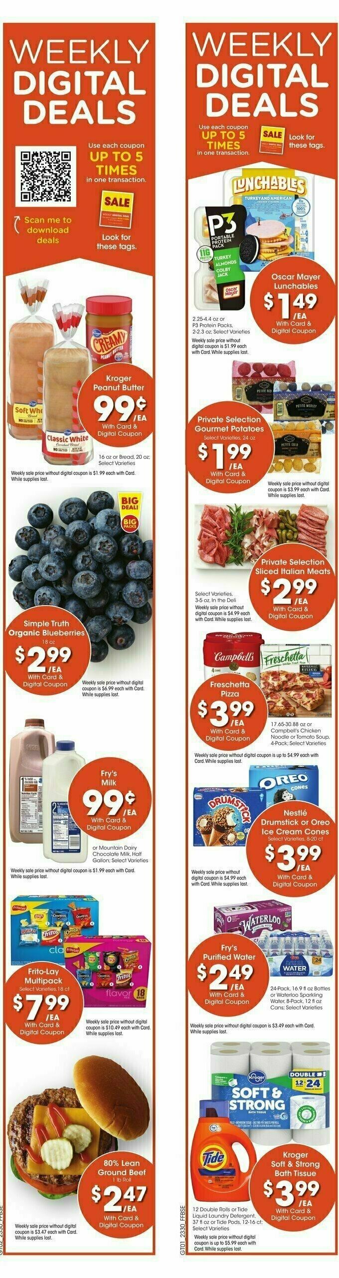 Fry's Food Weekly Ad from August 23 Page 2