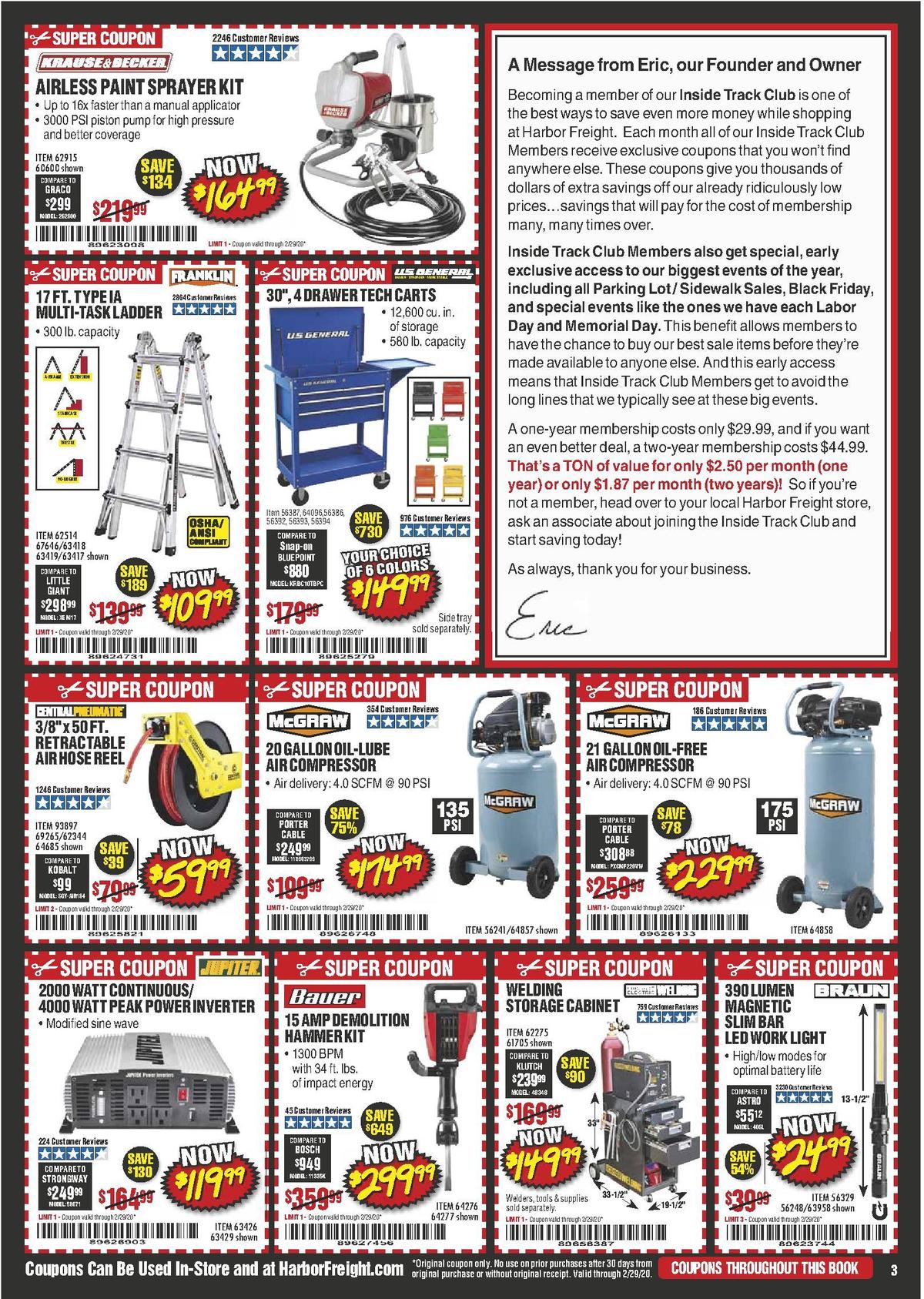 Harbor Freight Tools Best Offers & Special Buys for February 1 Page 3
