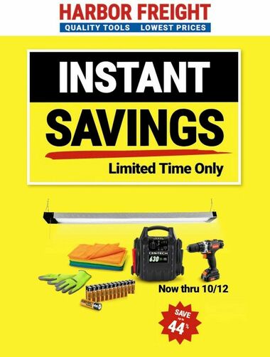 Harbor Freight Tools Instant Savings