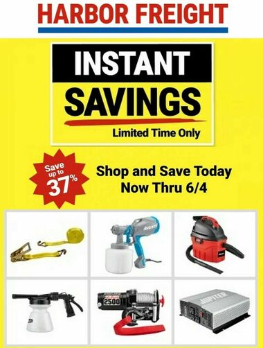 Harbor Freight Tools Instant Savings