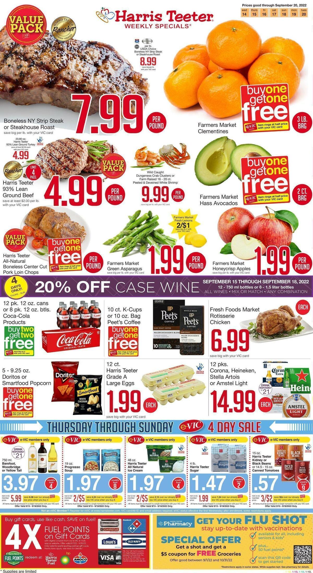 Harris Teeter Discover this week's Harris Teeter Weekly Ad for