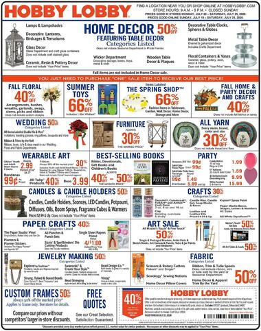 Hobby Lobby - San Mateo, CA (NEW Store) - Hours & Weekly Ad on Hobby Lobby Hrs id=85572