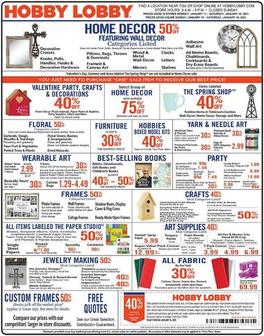 Hobby Lobby - Minnetonka, MN - Hours & Weekly Ad