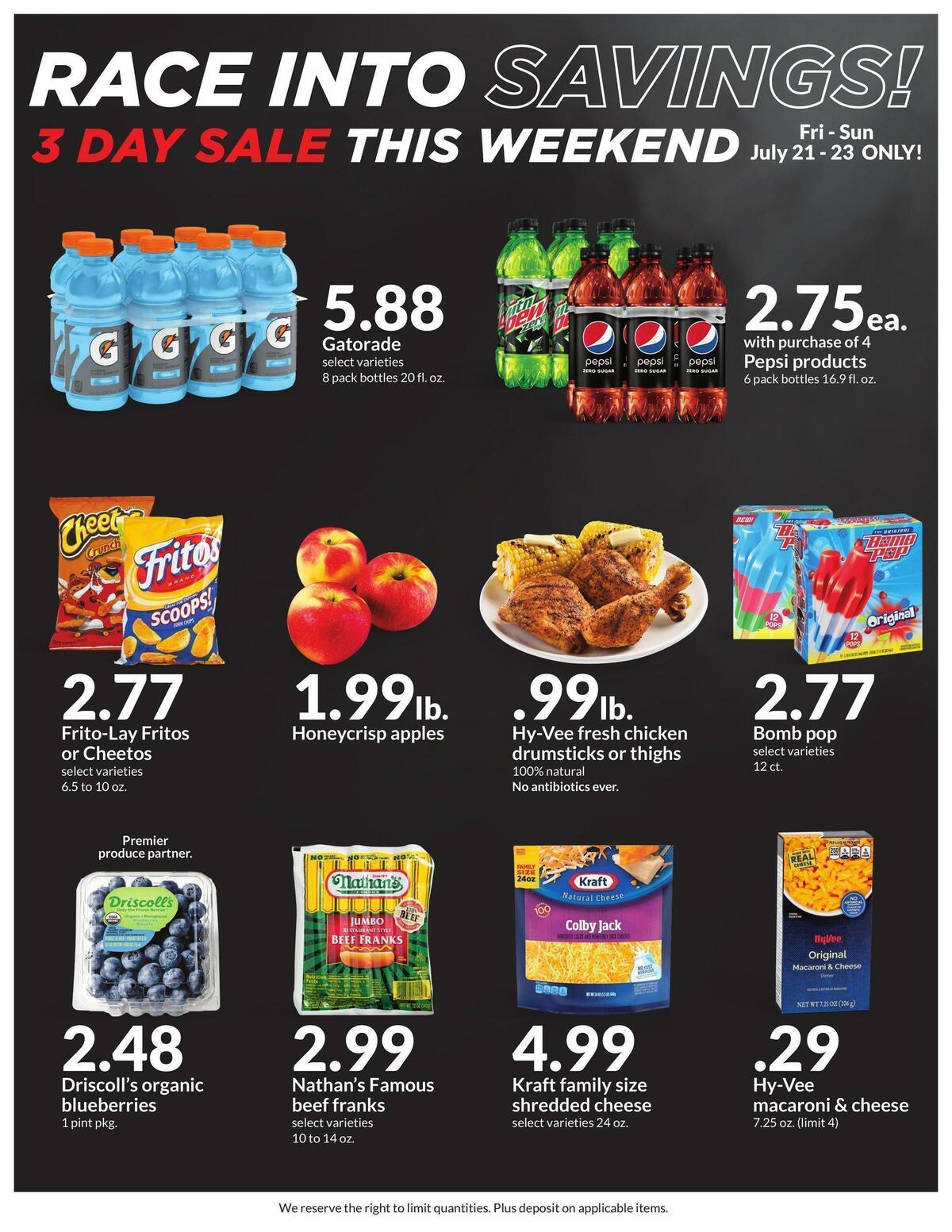 HyVee 3 Day Sale Deals & Ads from July 21