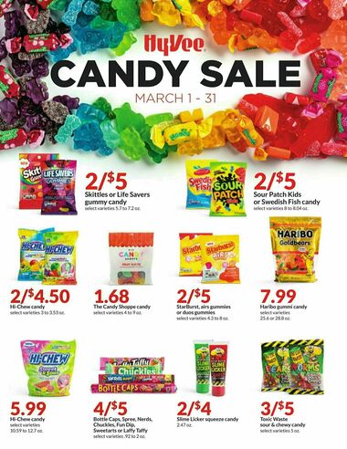 Hy-Vee Candy Sale