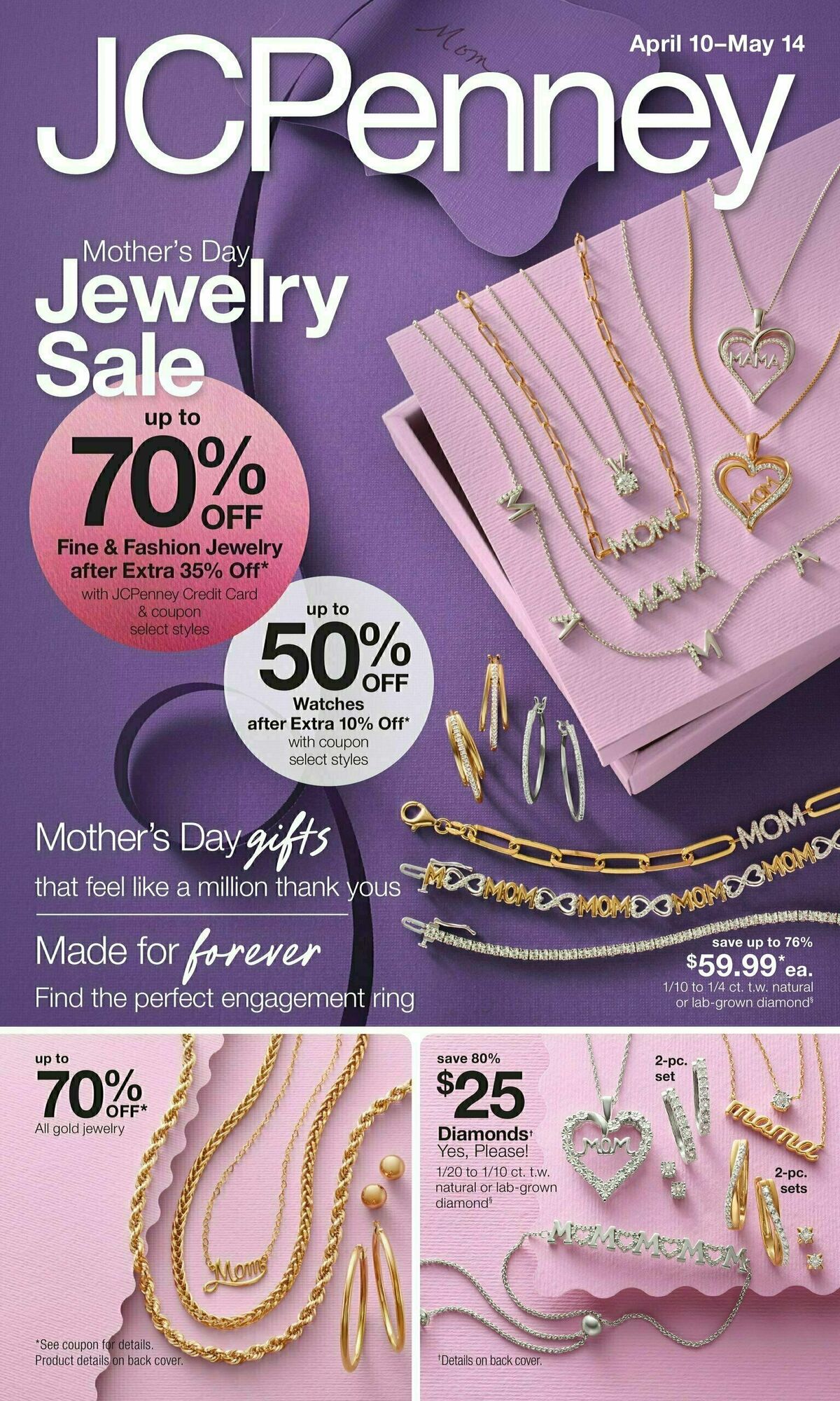 JCPenney Mother’s Day Jewelry Sale from April 10