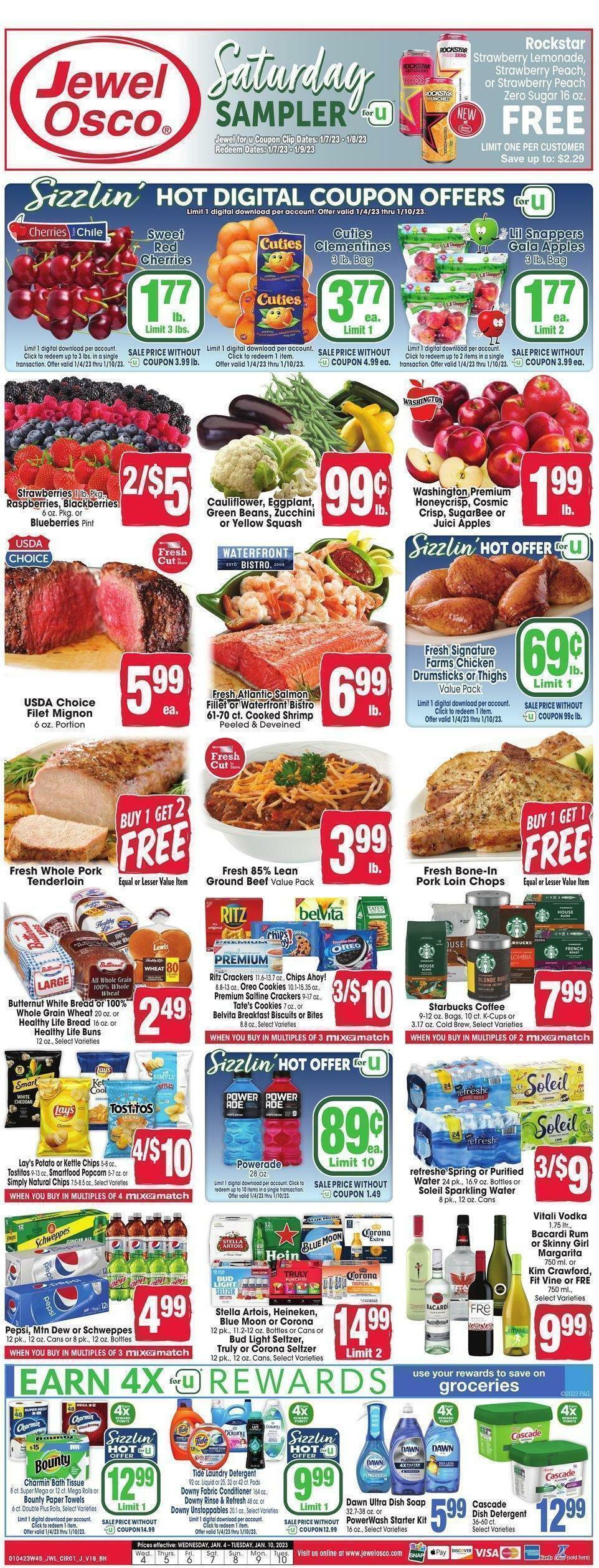 Jewel Osco Weekly Ad from January 4
