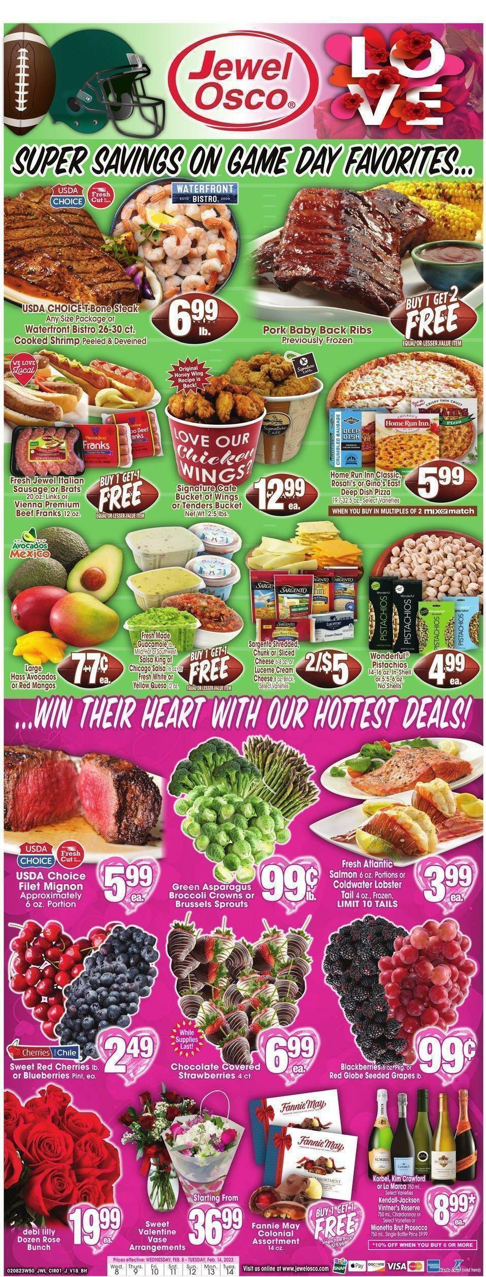 Jewel Osco Weekly Ad from February 8