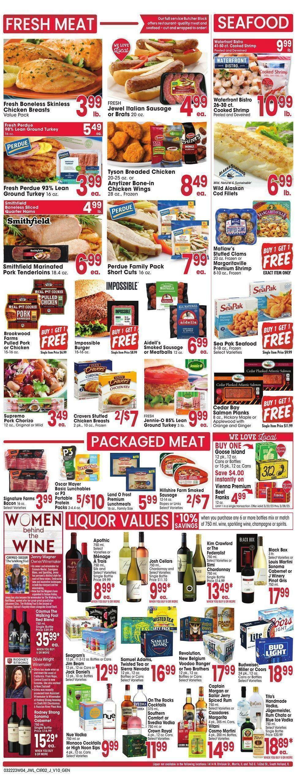 Jewel Osco Weekly Ad from March 22 Page 2