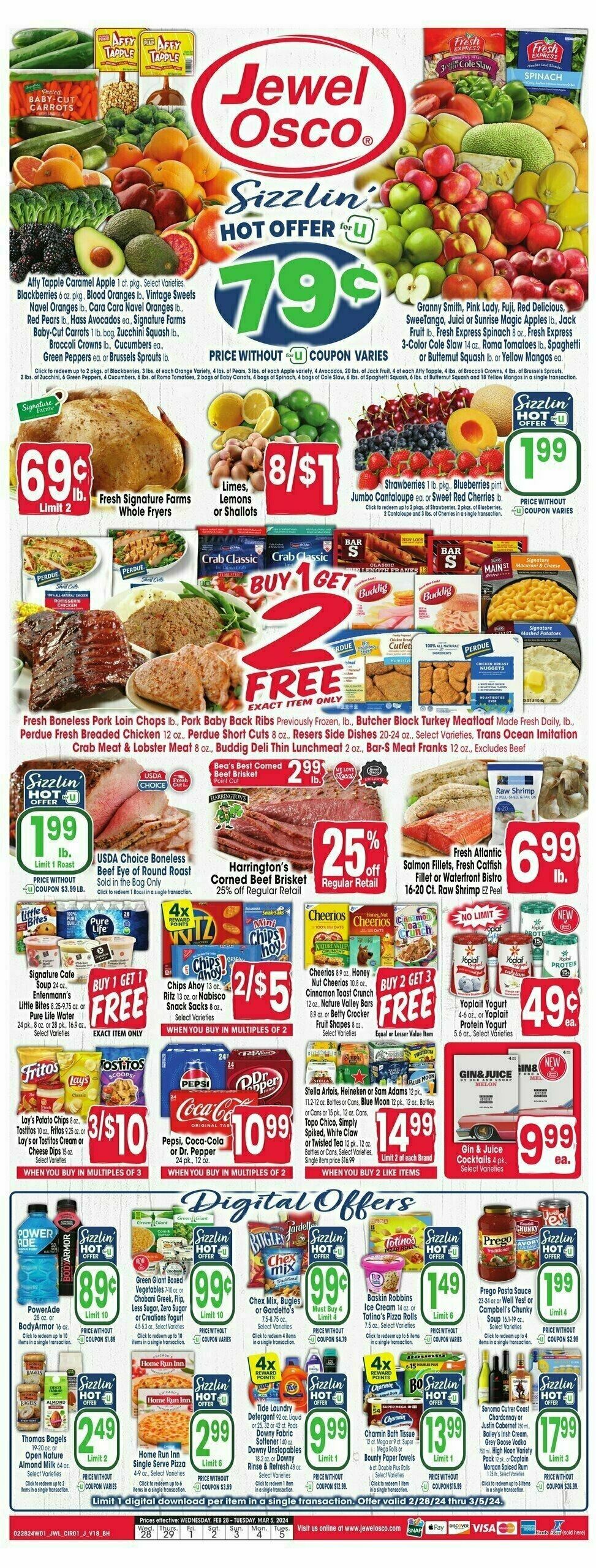 Jewel Osco Weekly Ad from February 28