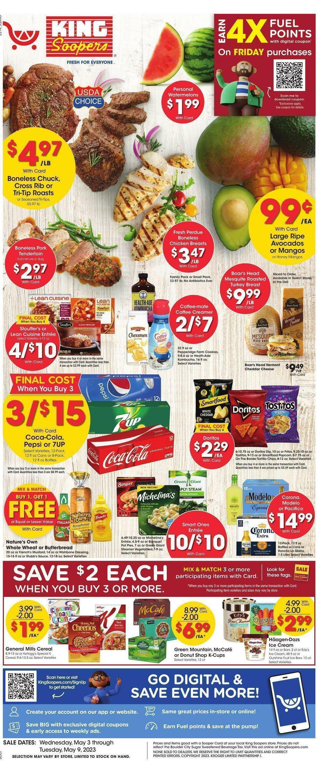 King Soopers Weekly Ad & Deals from May 3