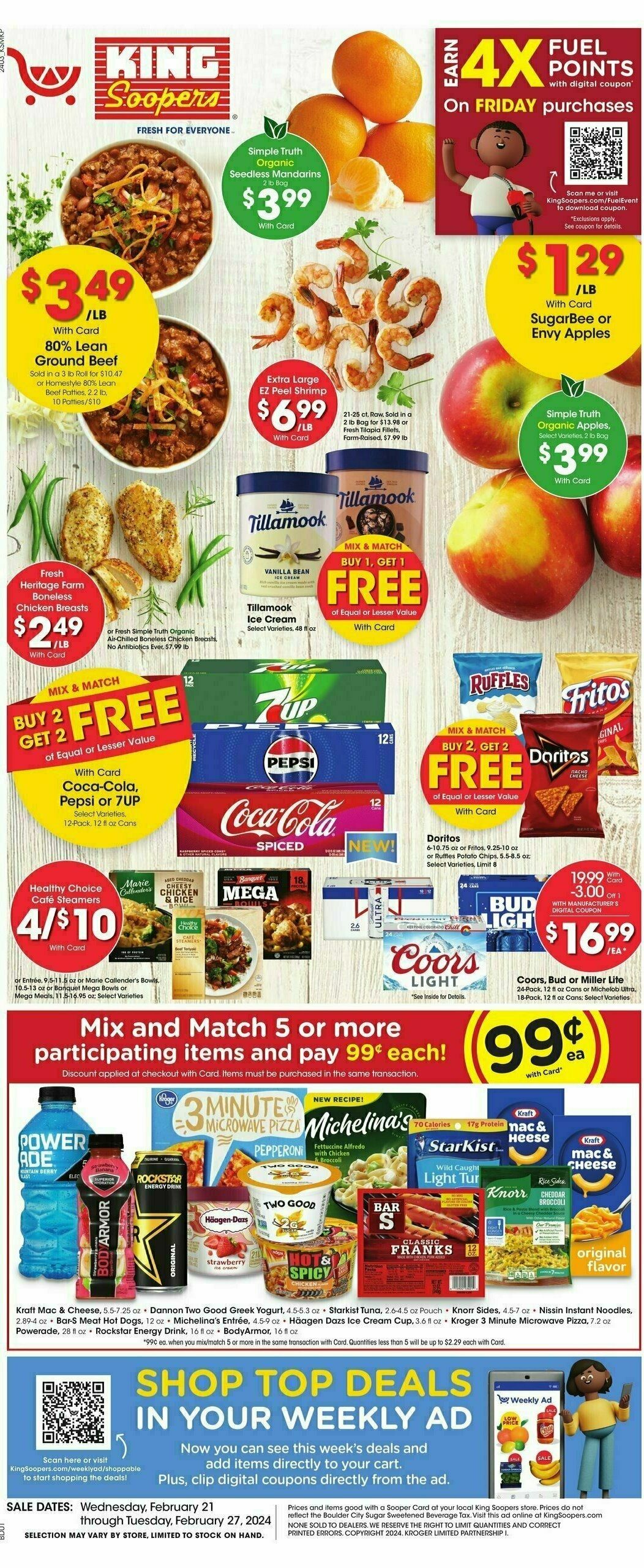 King Soopers Weekly Ad & Deals from February 21