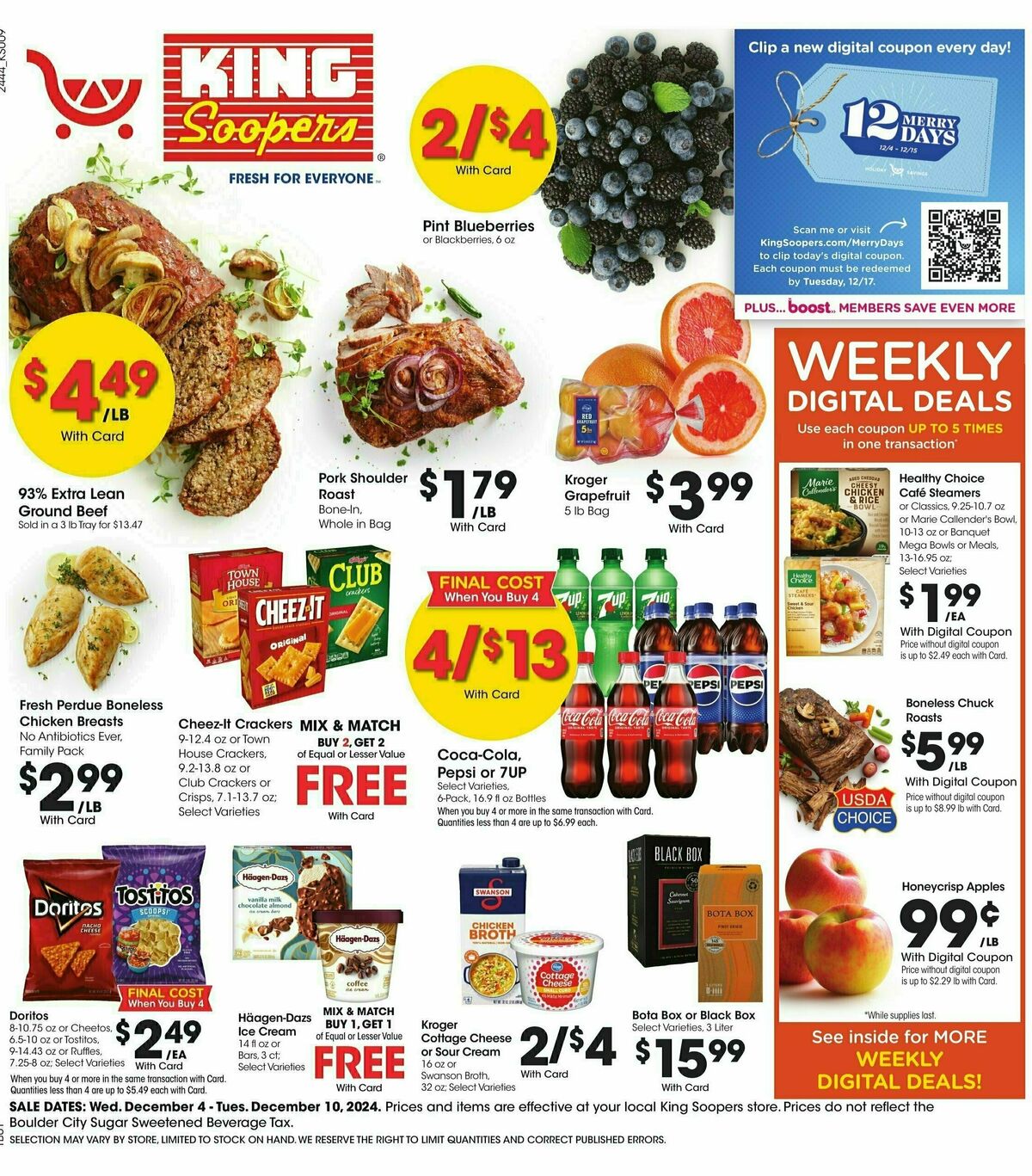 King Soopers Weekly Ad & Deals from December 4