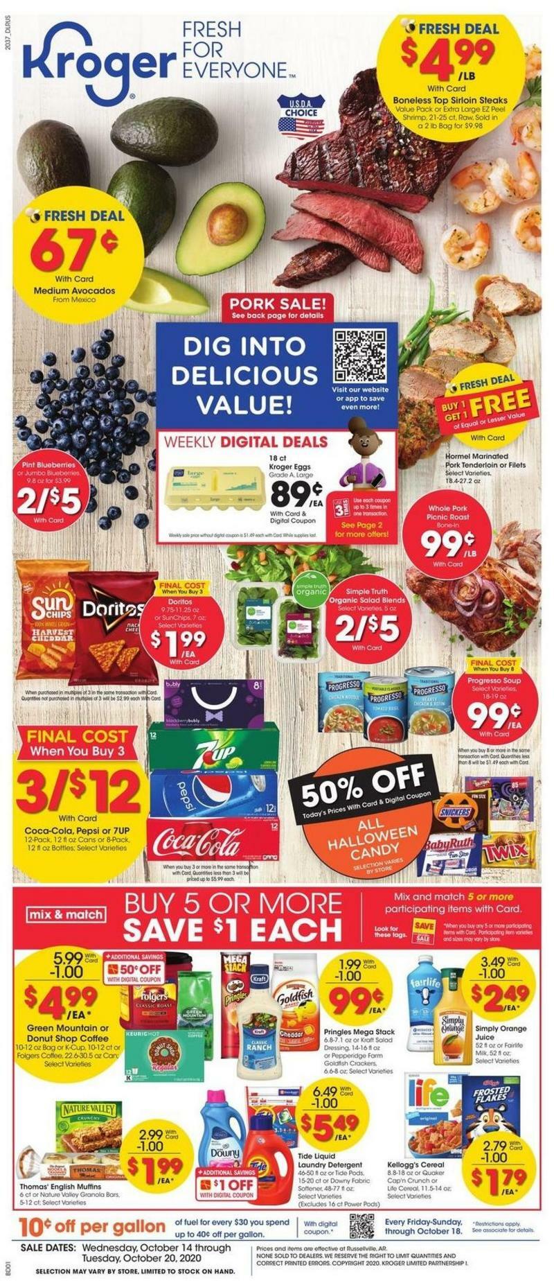 Kroger Weekly Ads & Special Buys from October 14