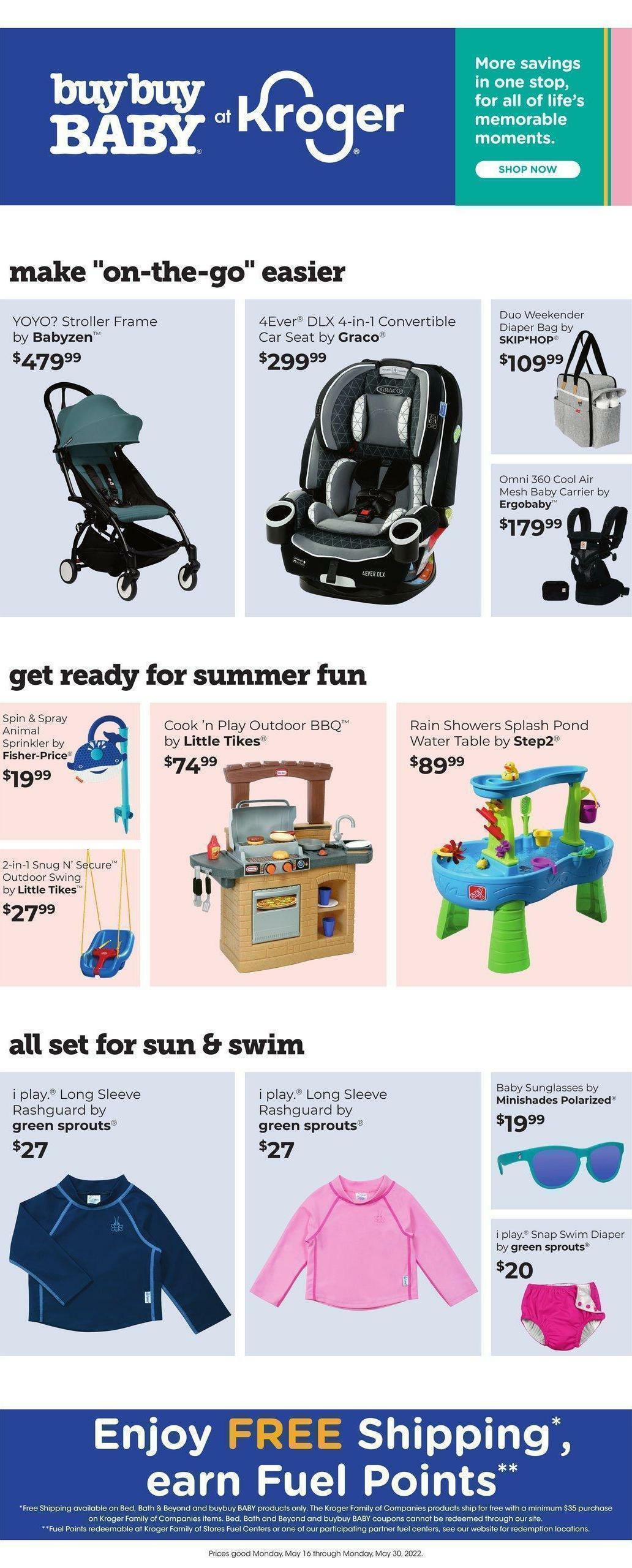 Kroger Bed, Bath & Beyond Weekly Ads & Special Buys from May 16 Page 2