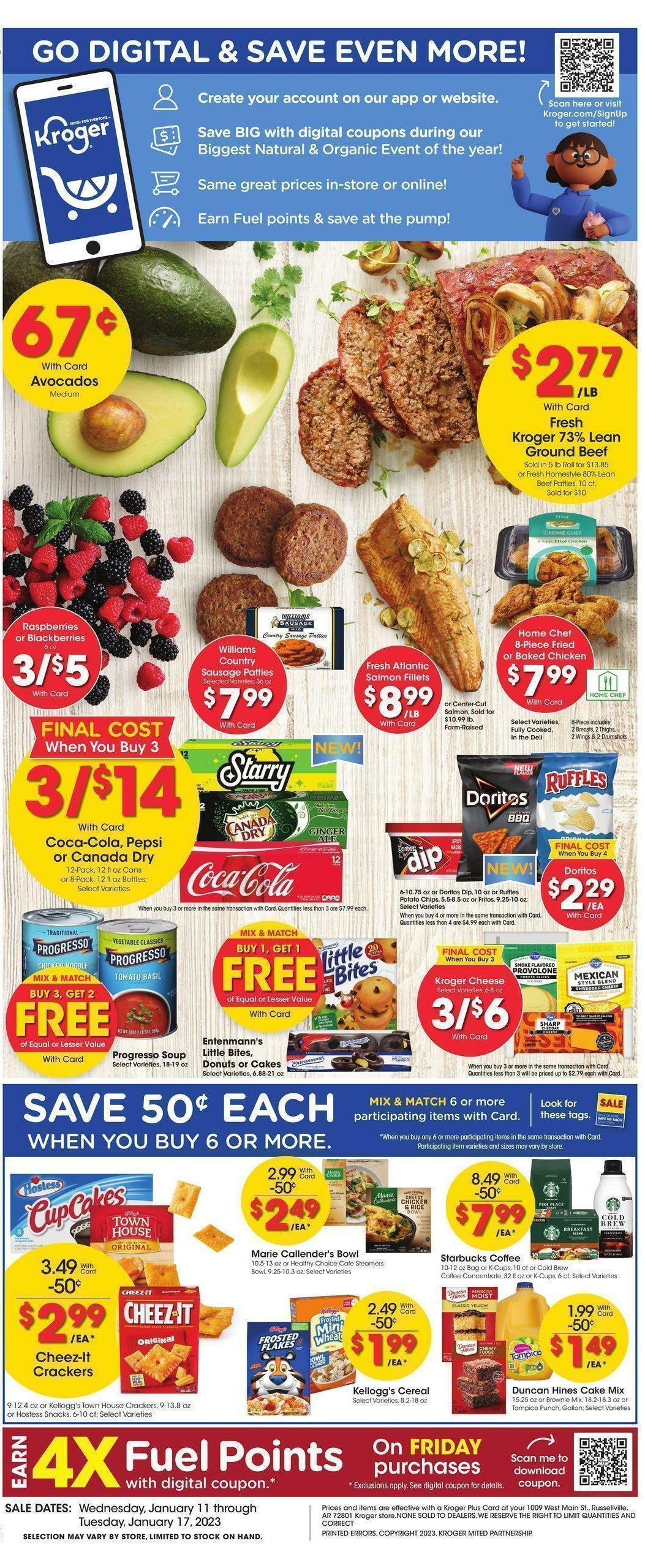 Kroger Weekly Ads & Special Buys from January 11