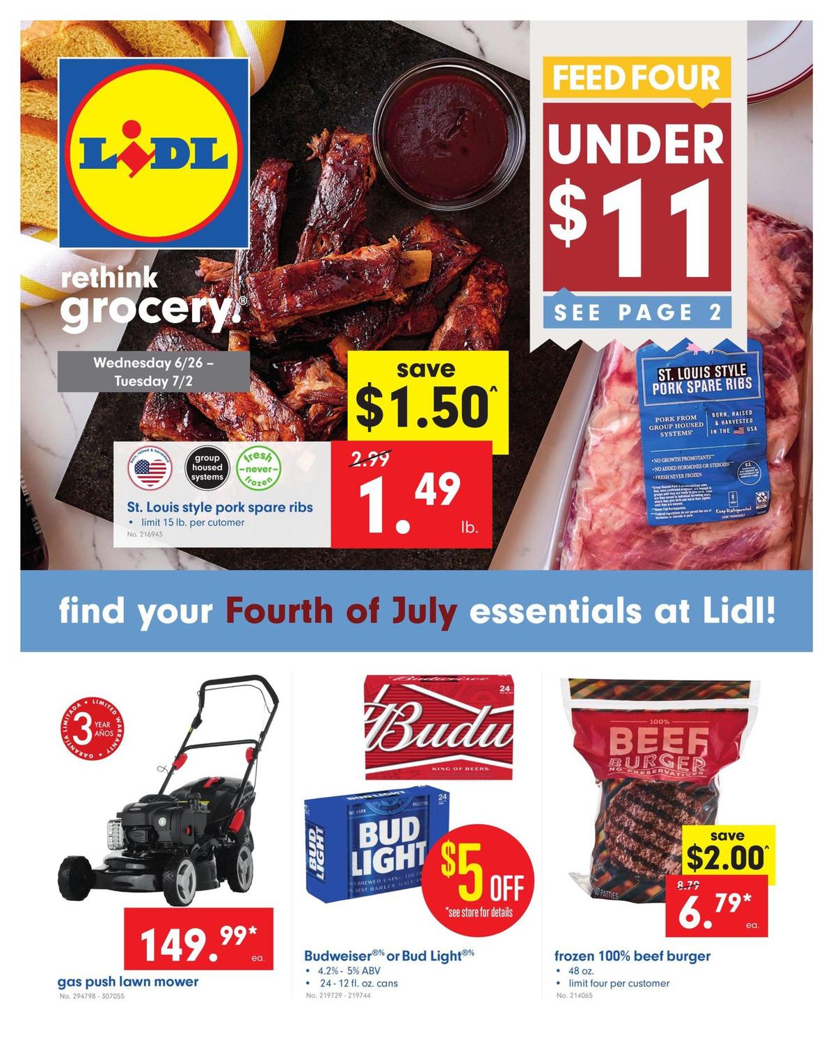 LIDL US Weekly Ad & Specials from June 26