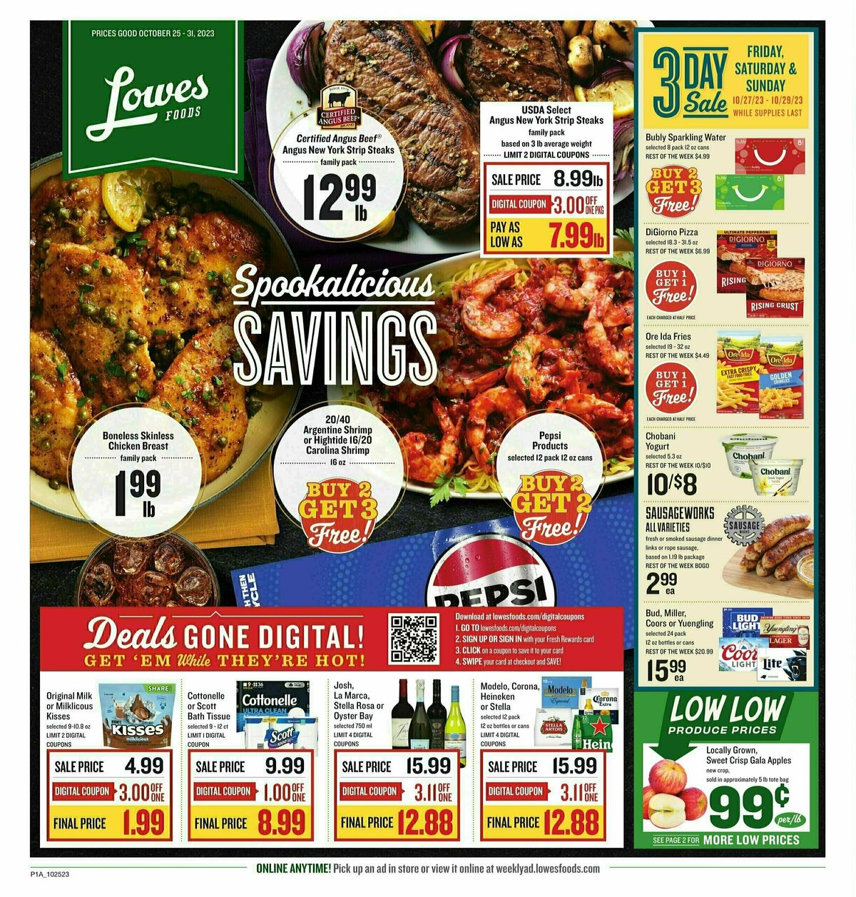 Lowes Foods Weekly Ad from October 25