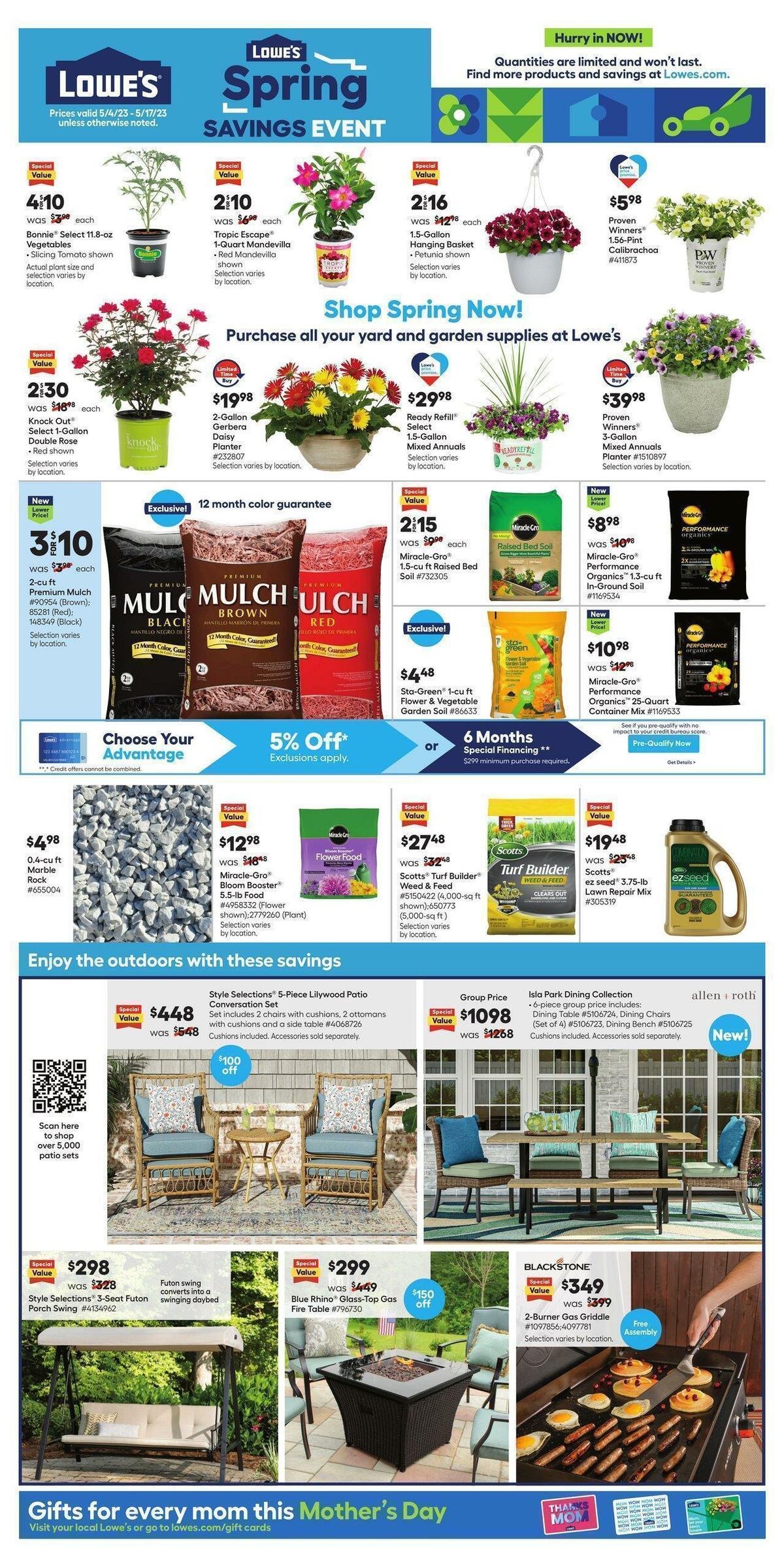 Lowe's Weekly Ads & Deals from May 4