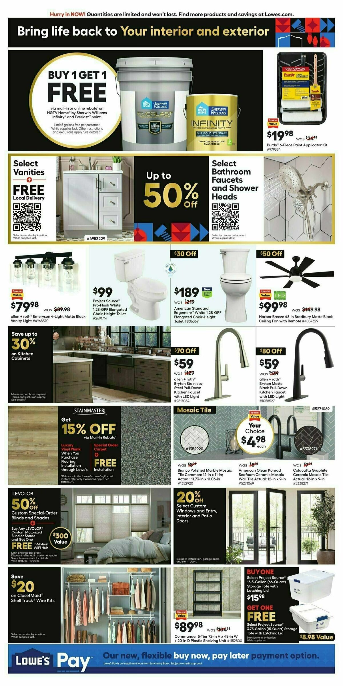 Lowe's Black Friday Weekly Ads & Deals from November 23 Page 5