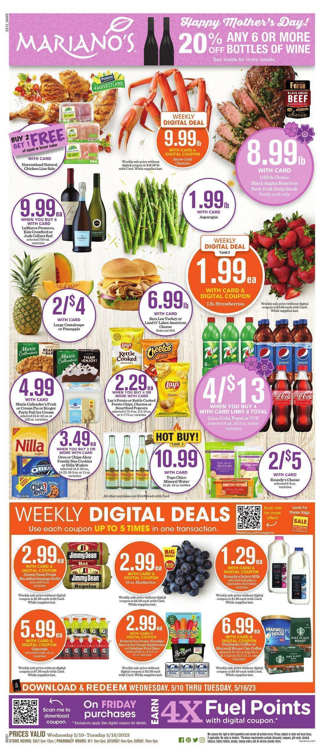 Mariano's Weekly Ad & Deals from May 10