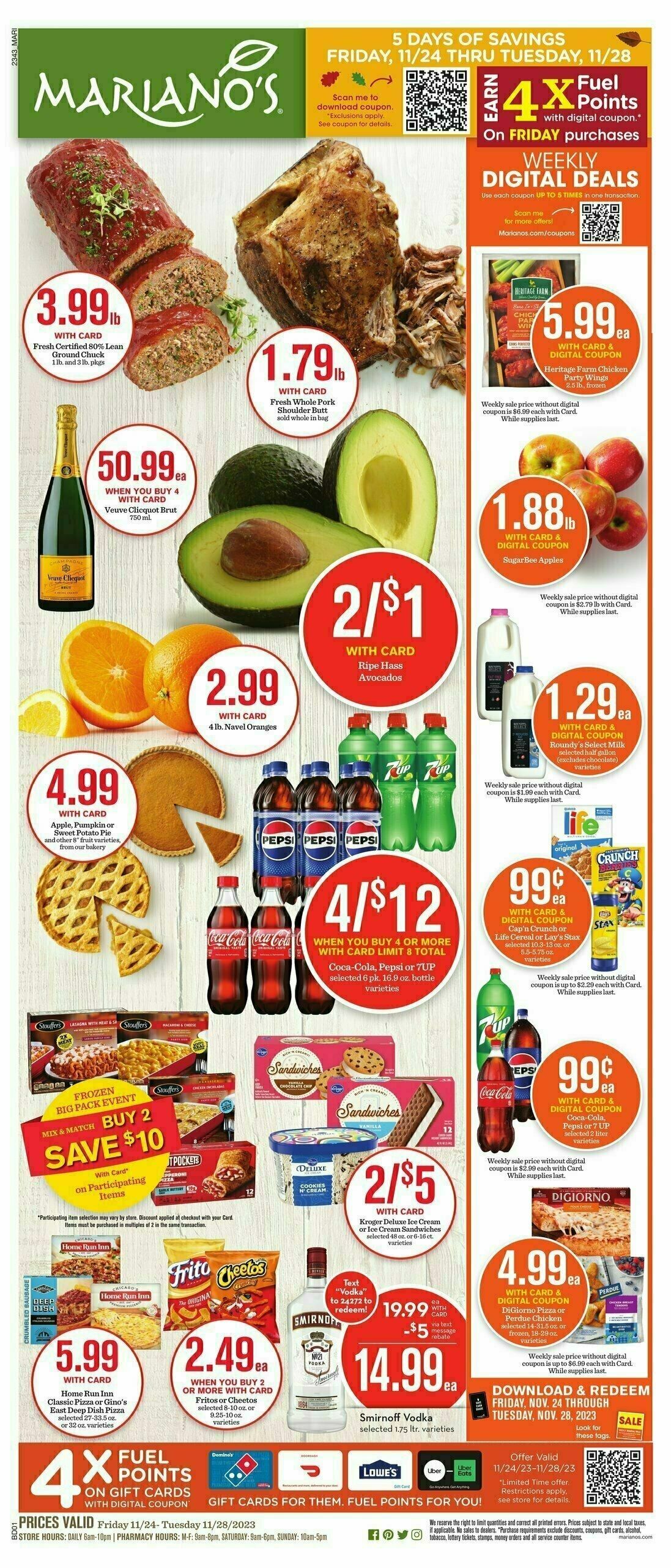 Mariano's Weekly Ad & Deals from November 24