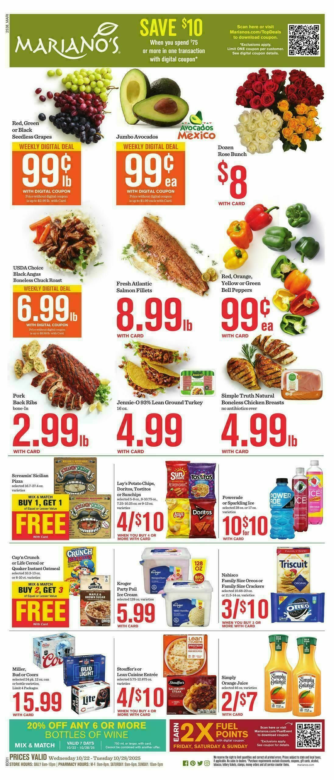 Mariano's Weekly Ad & Deals from October 22