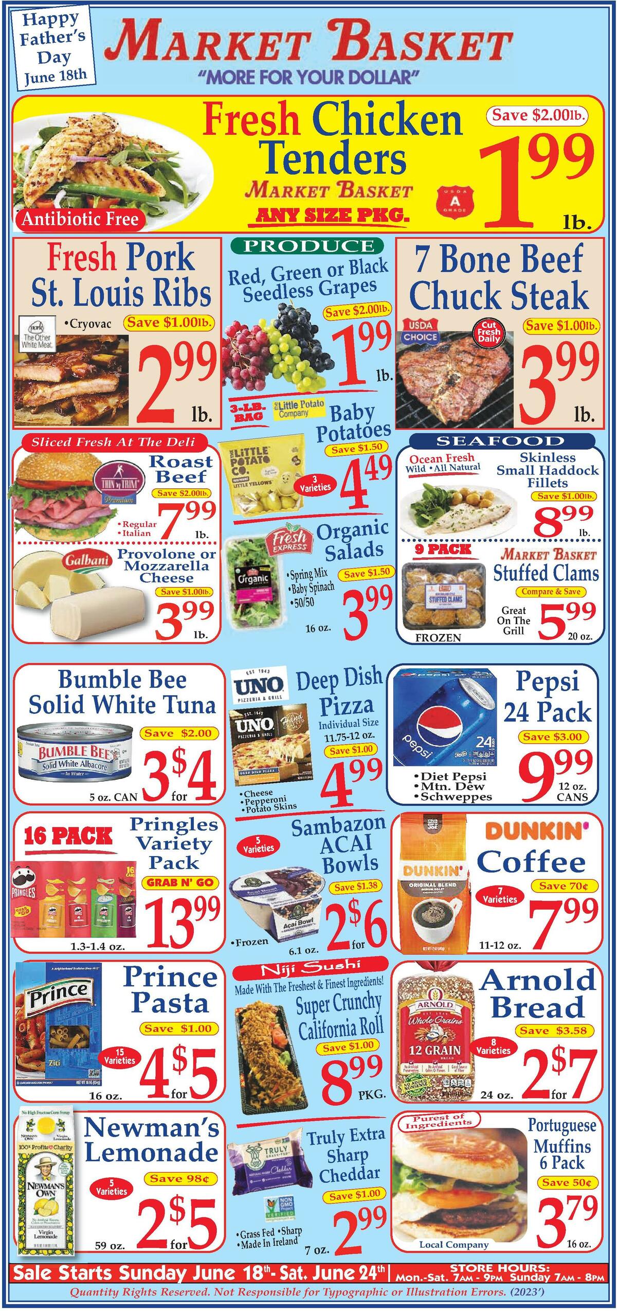 Market Basket Flyer from June 18