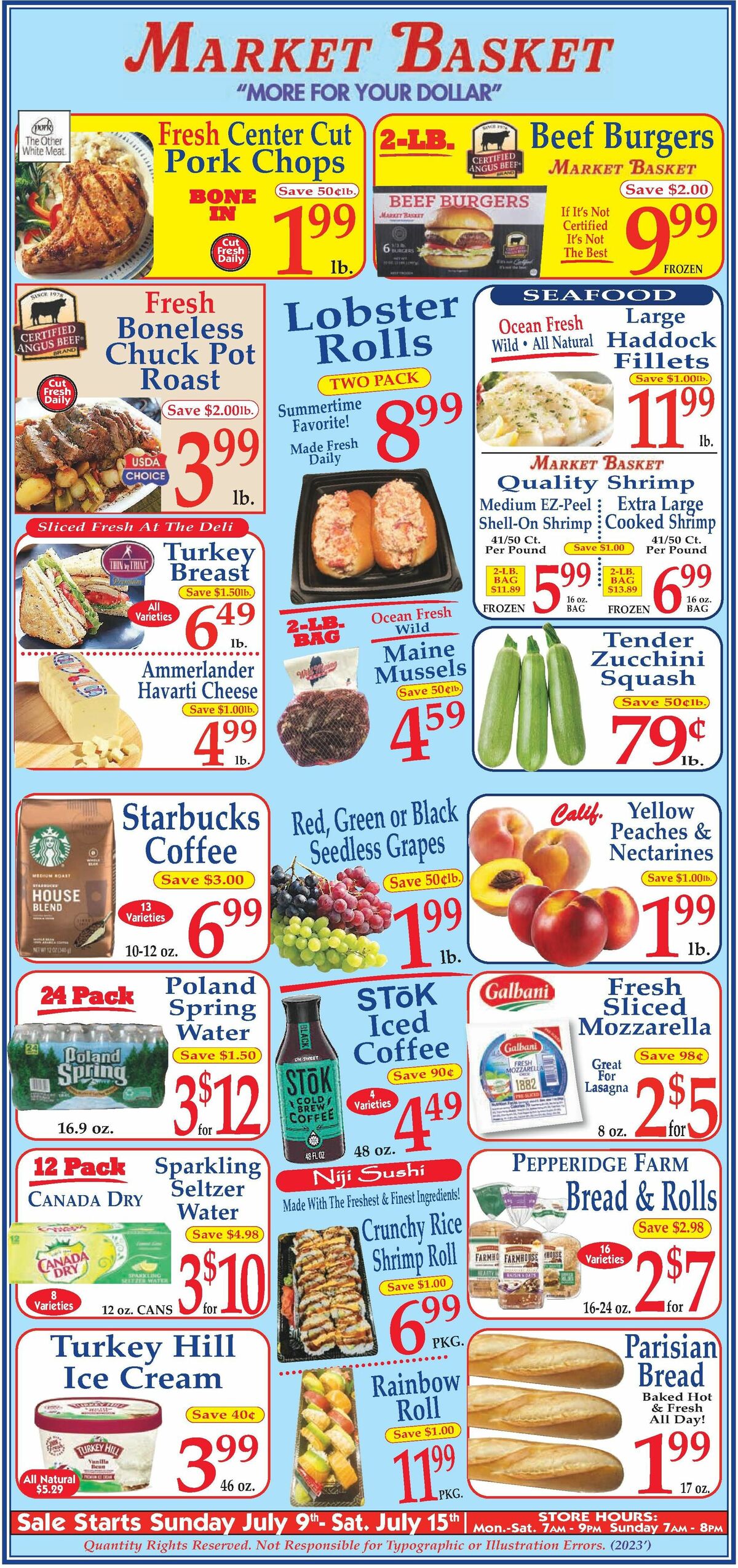 Market Basket Flyer from July 9