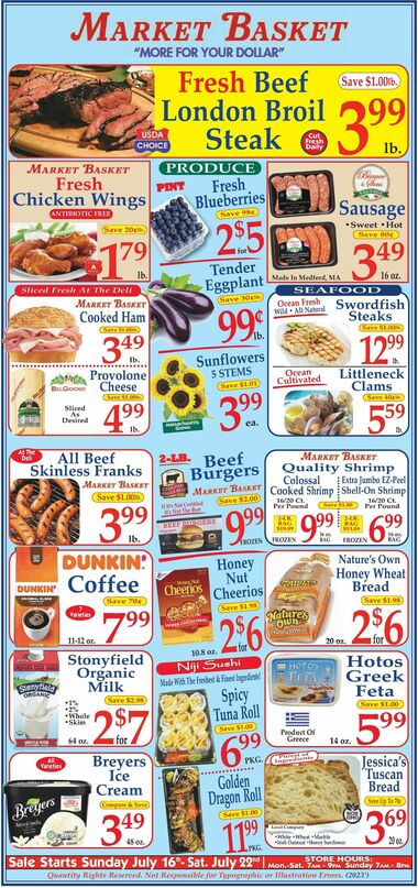 Market Basket Flyer