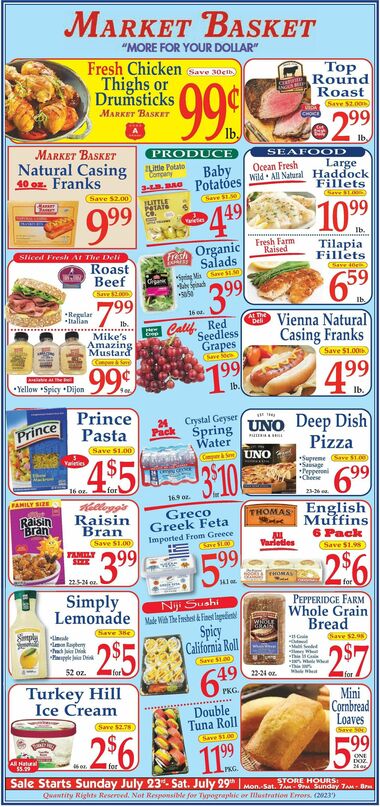 Market Basket Flyer
