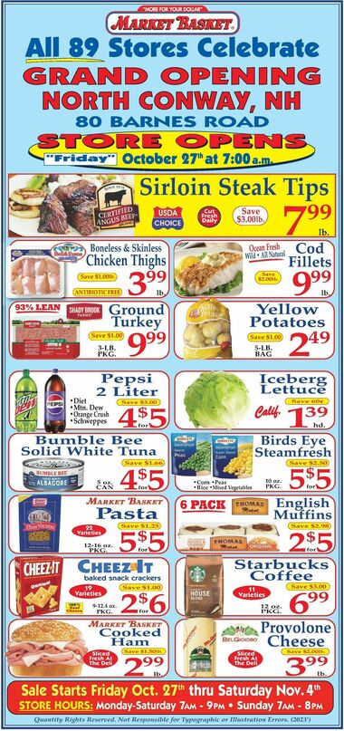 Market Basket Flyer