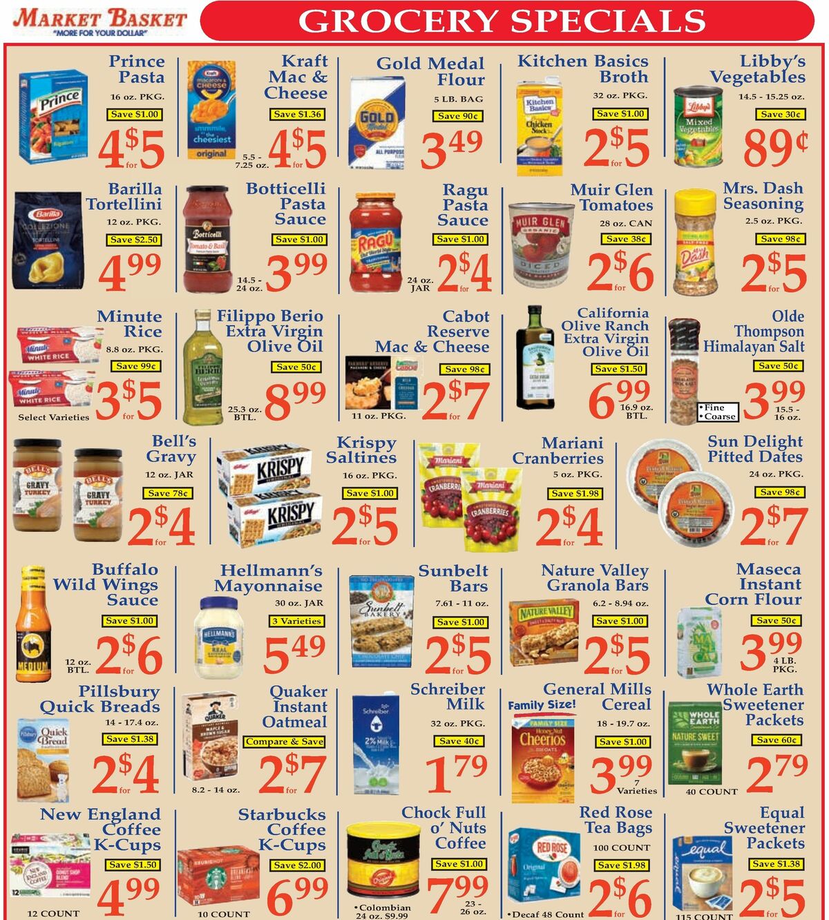 Market Basket Flyer from November 5 Page 6