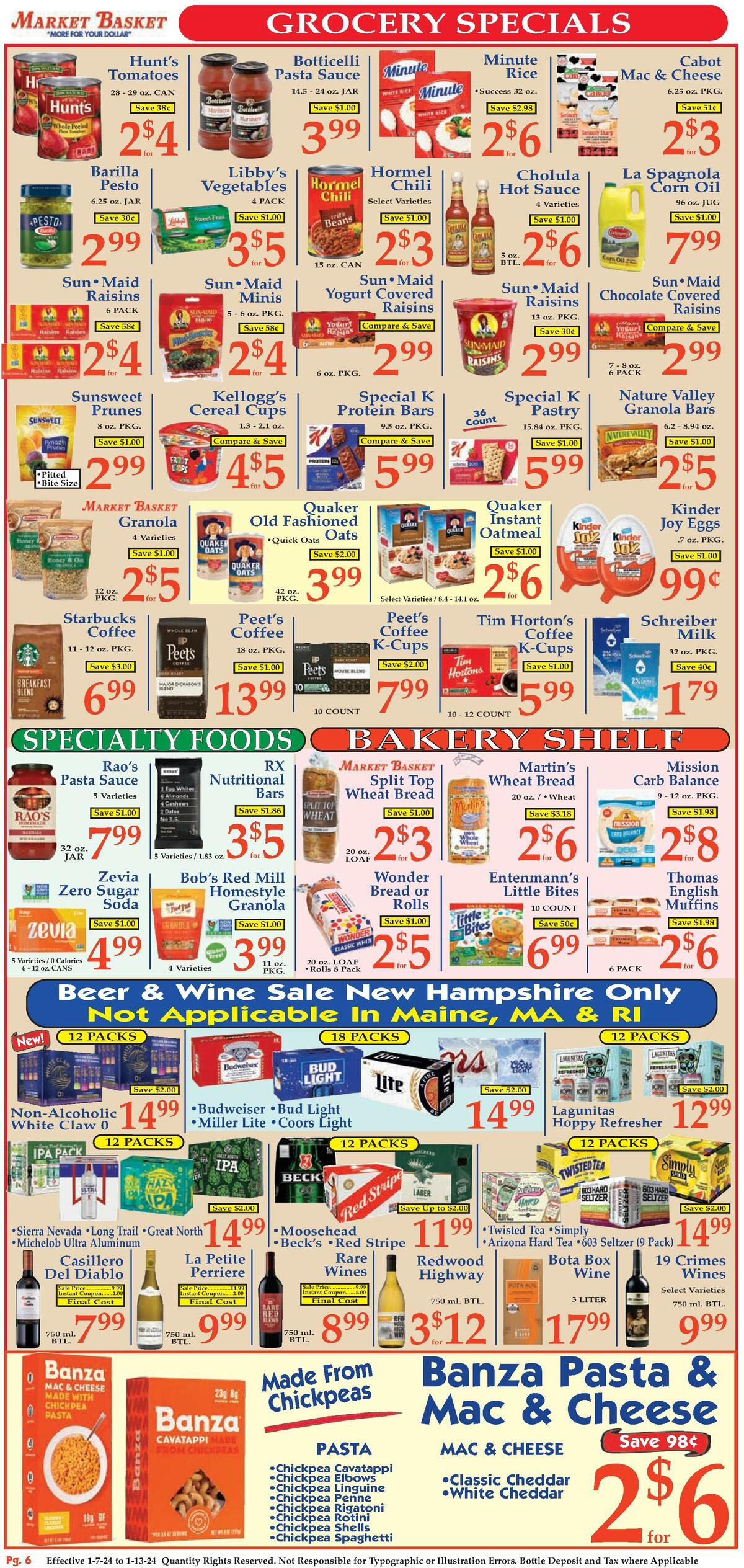 Market Basket Flyer from January 7 - Page 6