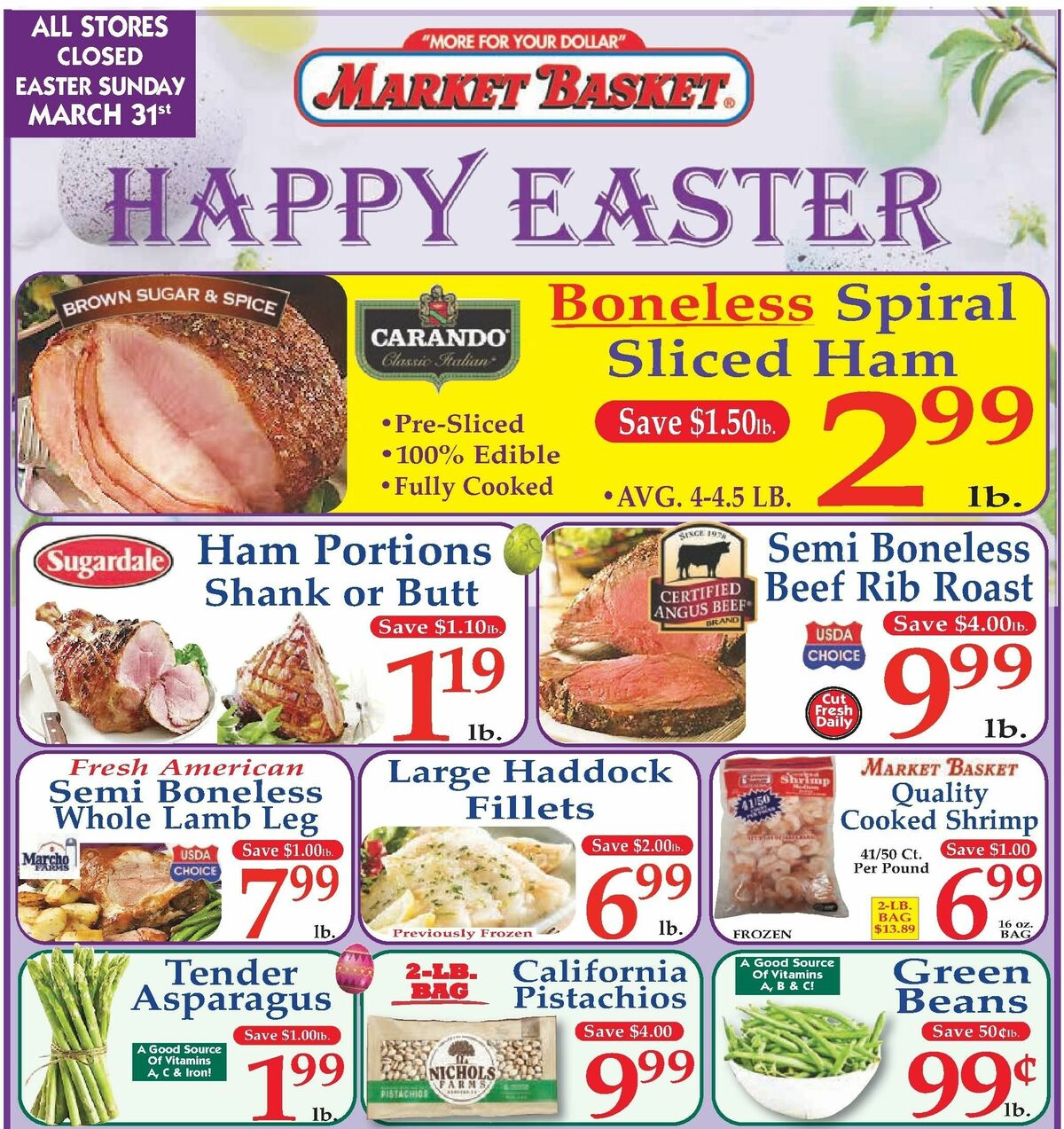 Market Basket Flyer from March 24