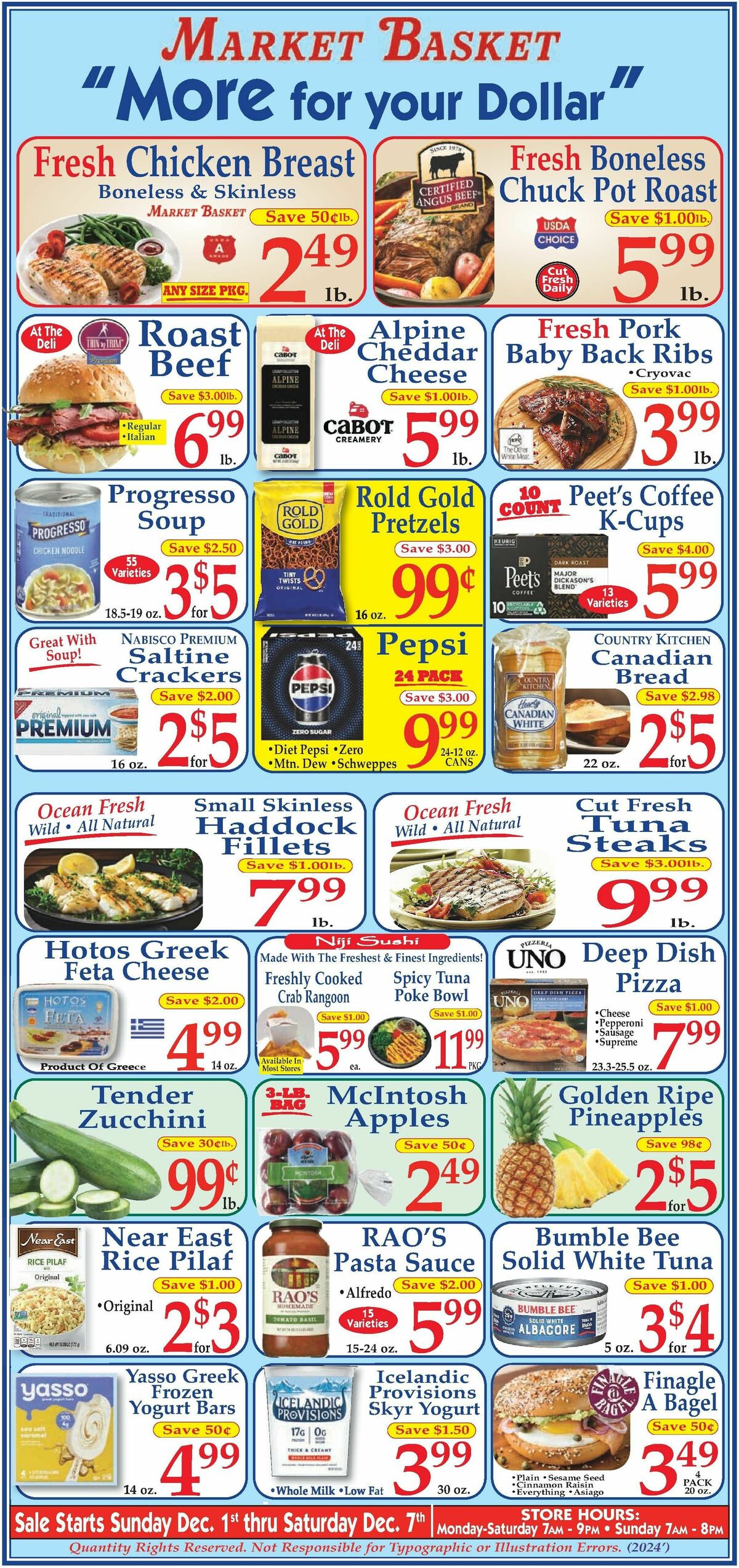 Market Basket Flyer from December 1