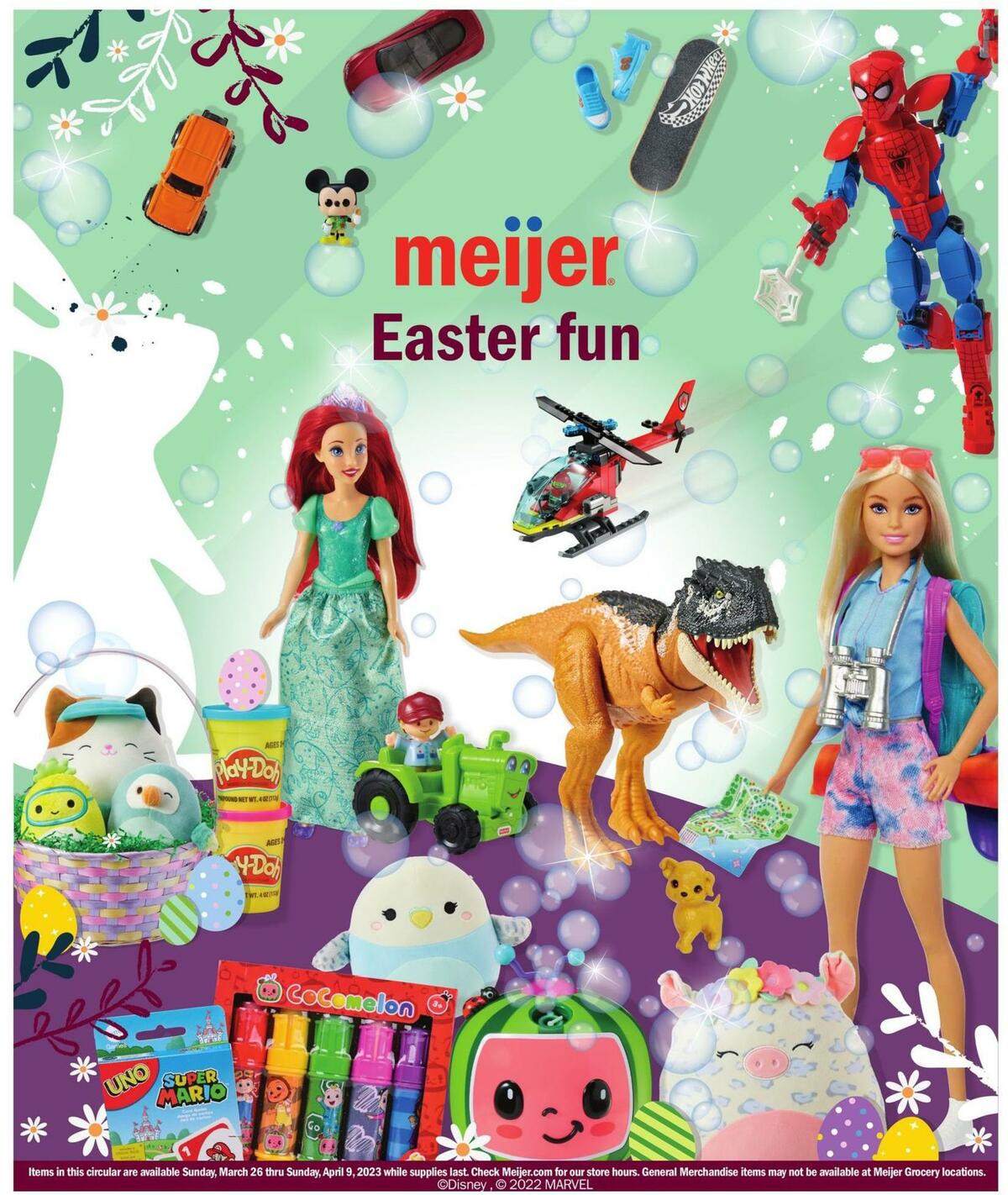 Meijer Easter Toy Weekly Ad from March 26